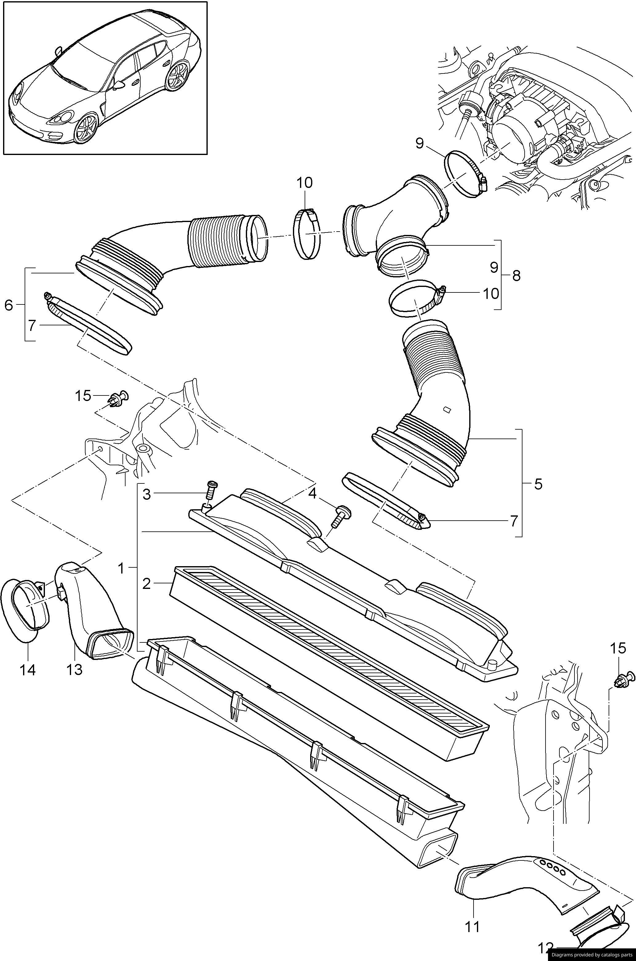 Car part diagram