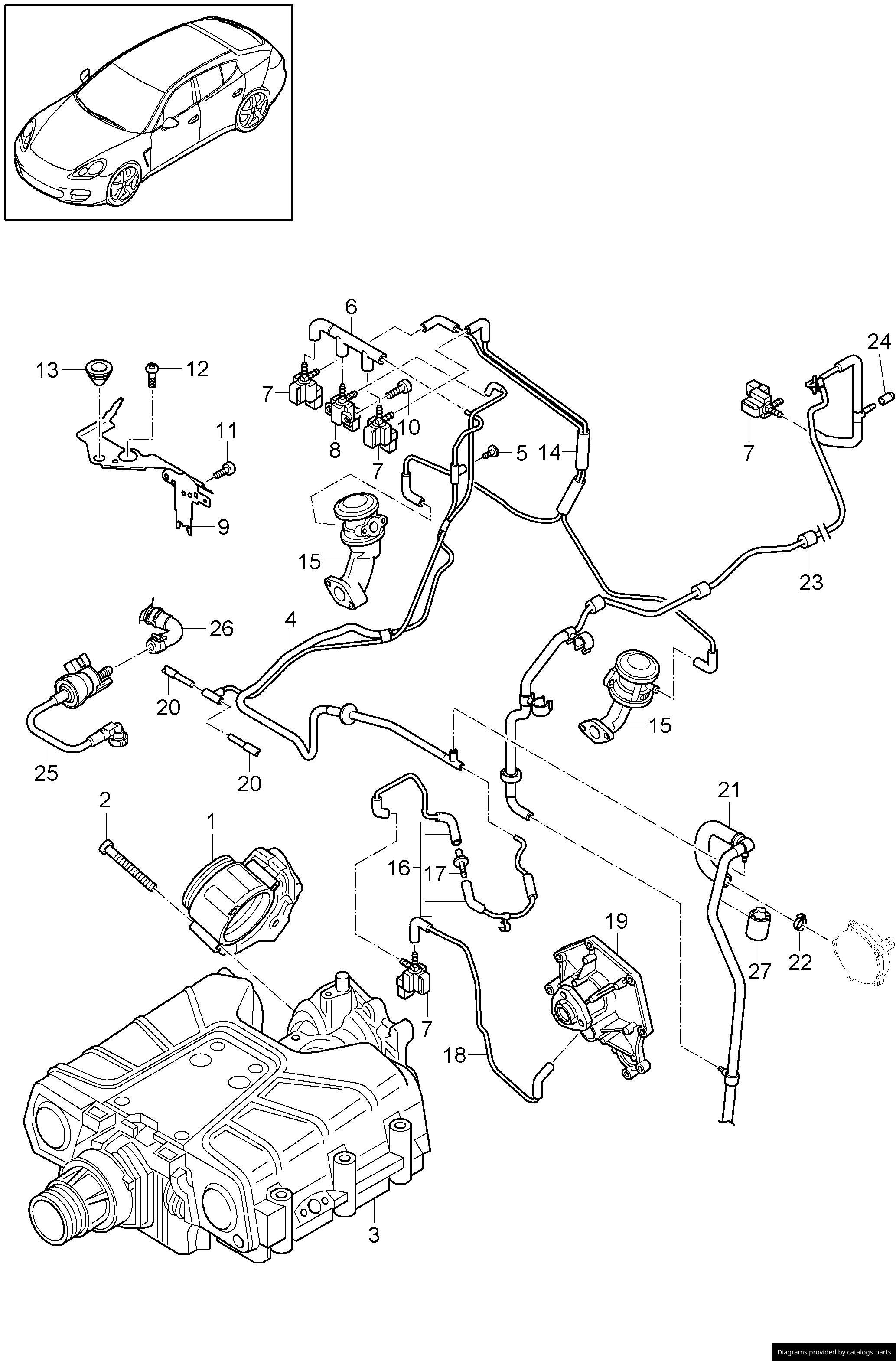 Car part diagram