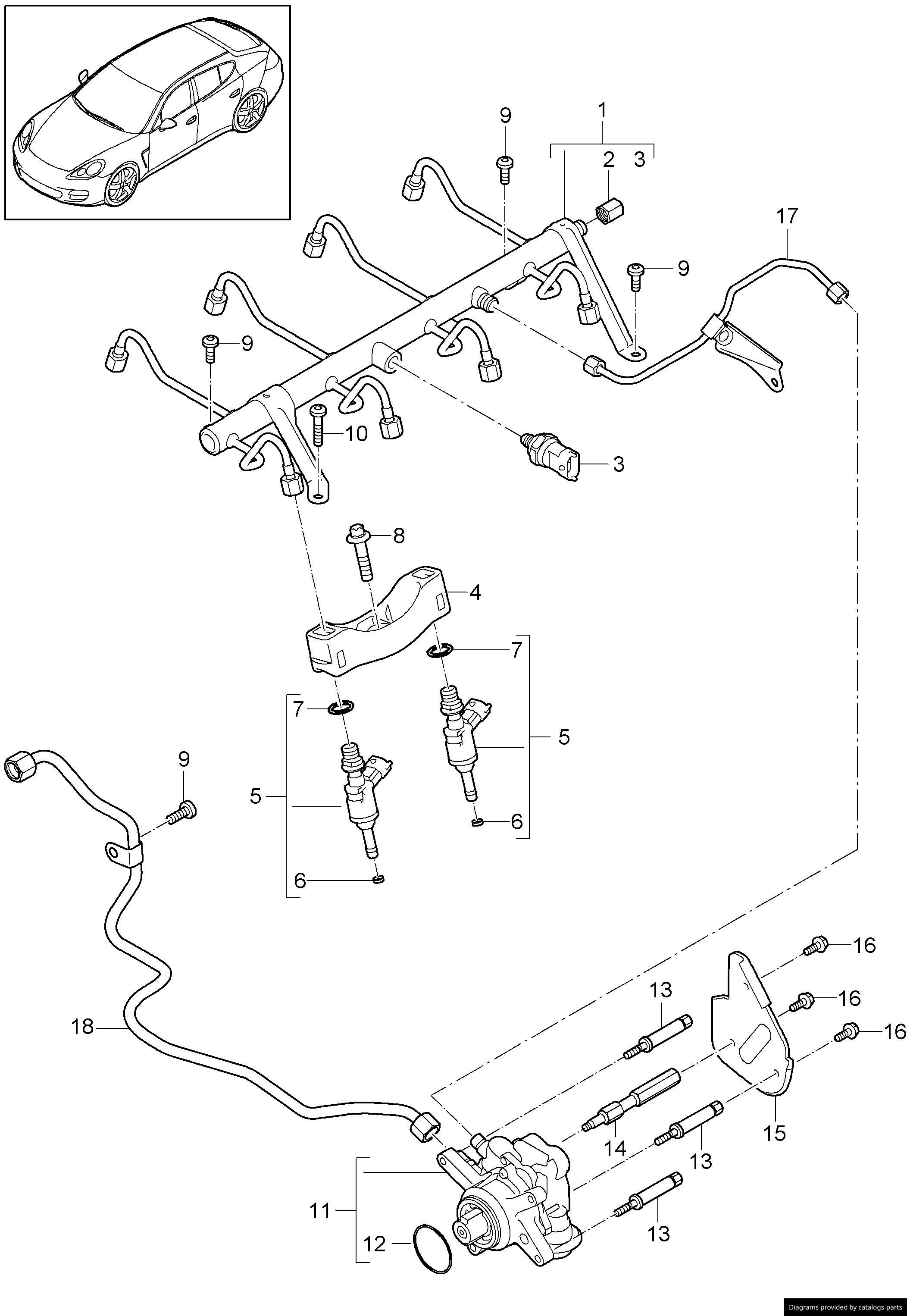 Car part diagram