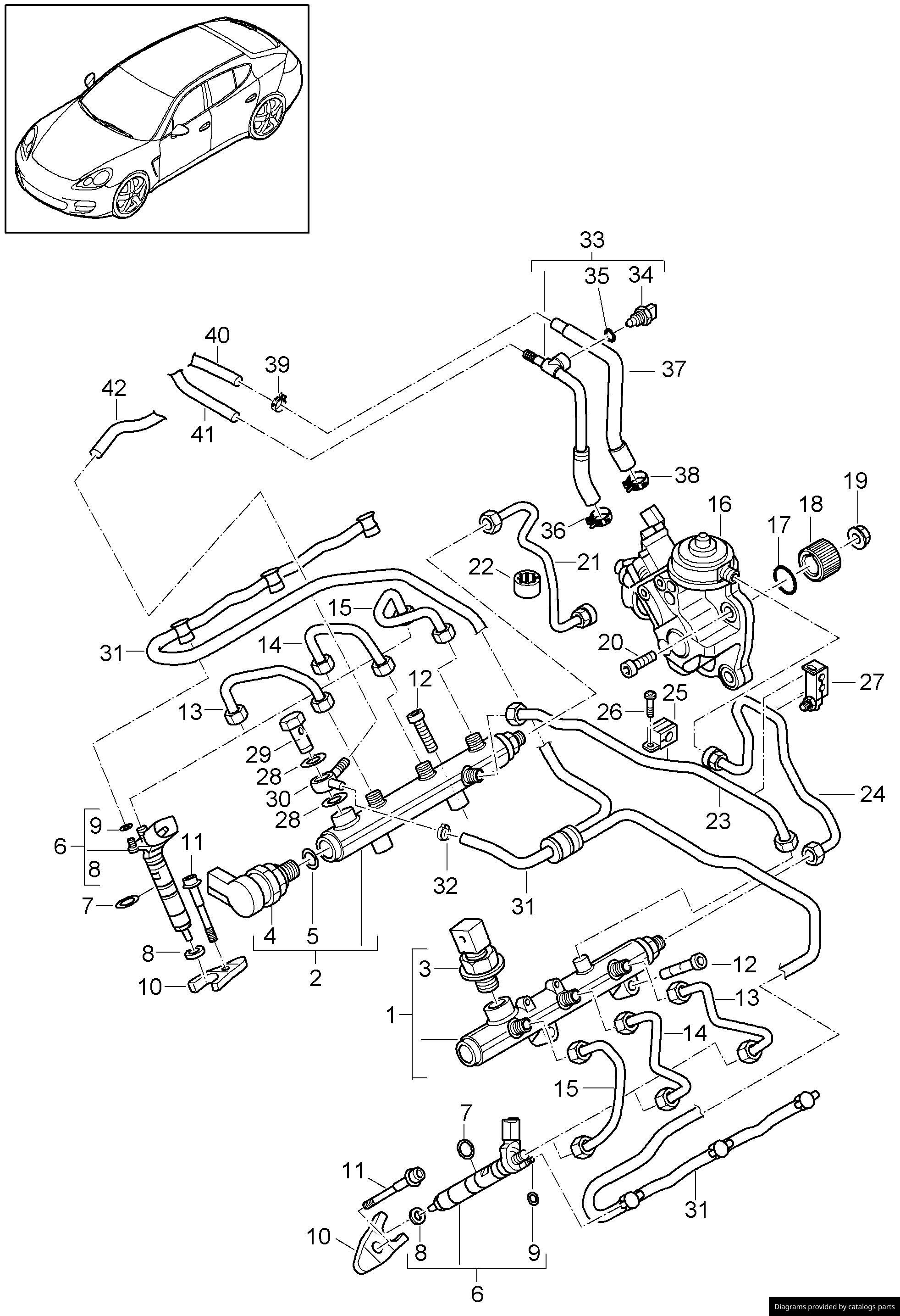 Car part diagram