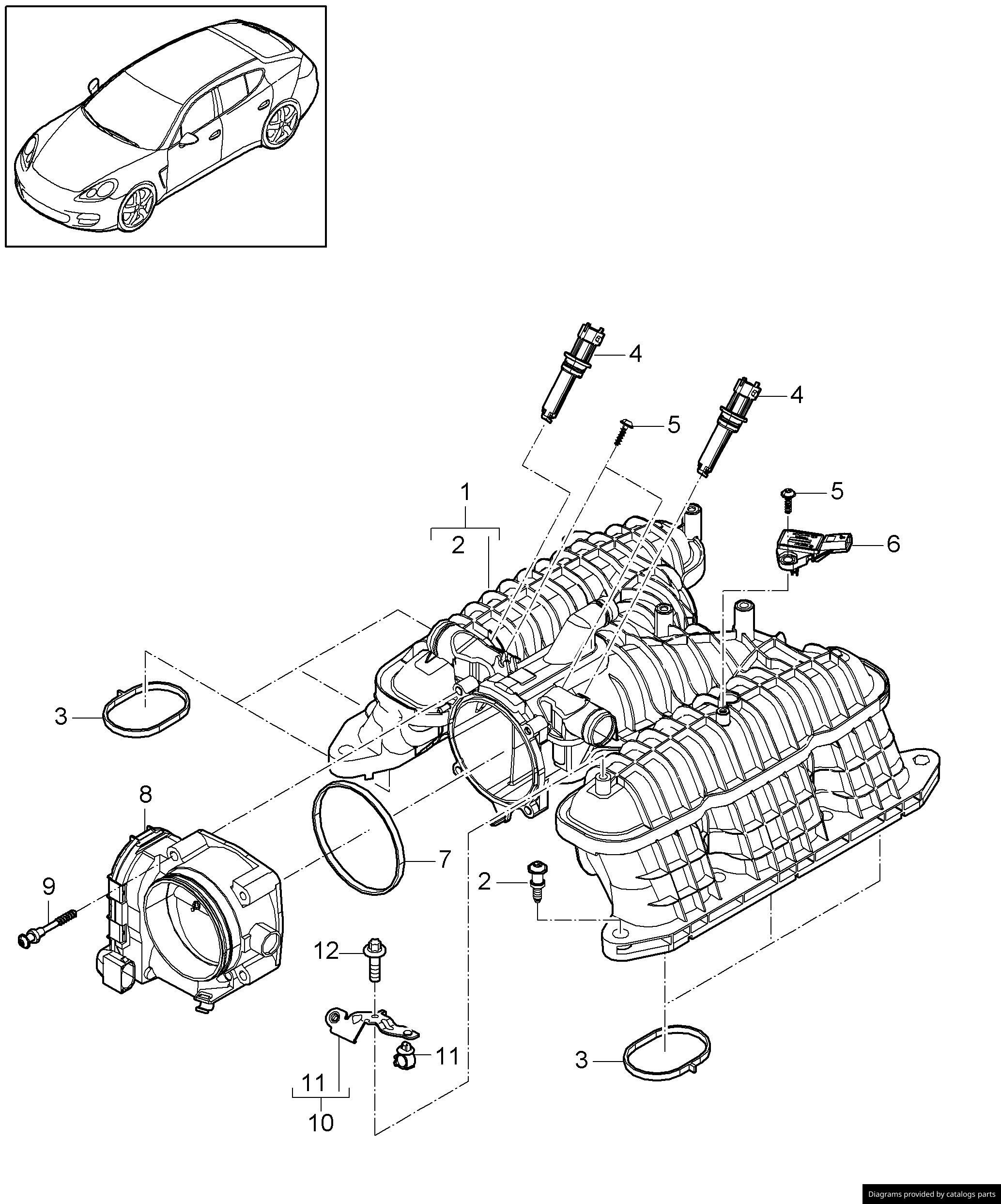 Car part diagram