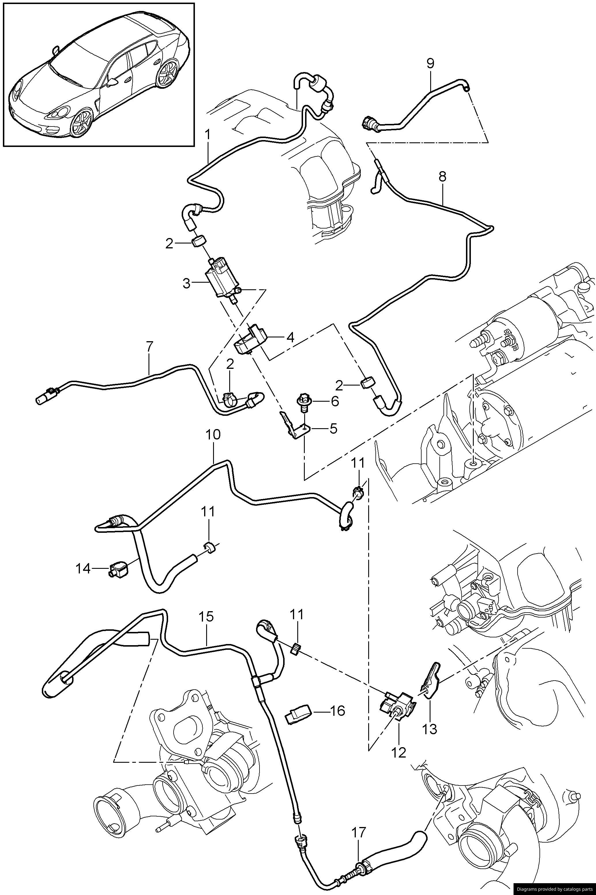 Car part diagram