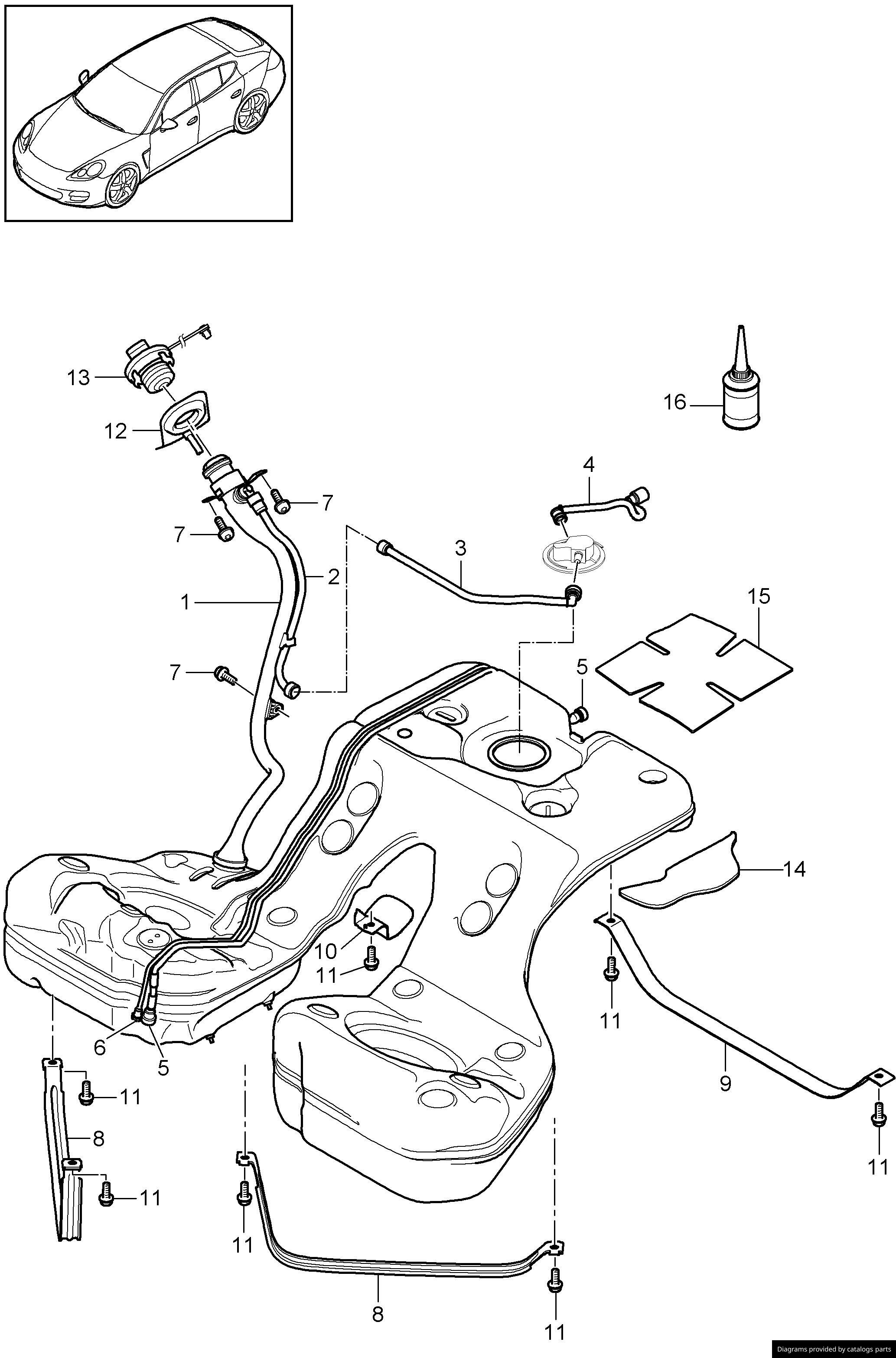 Car part diagram