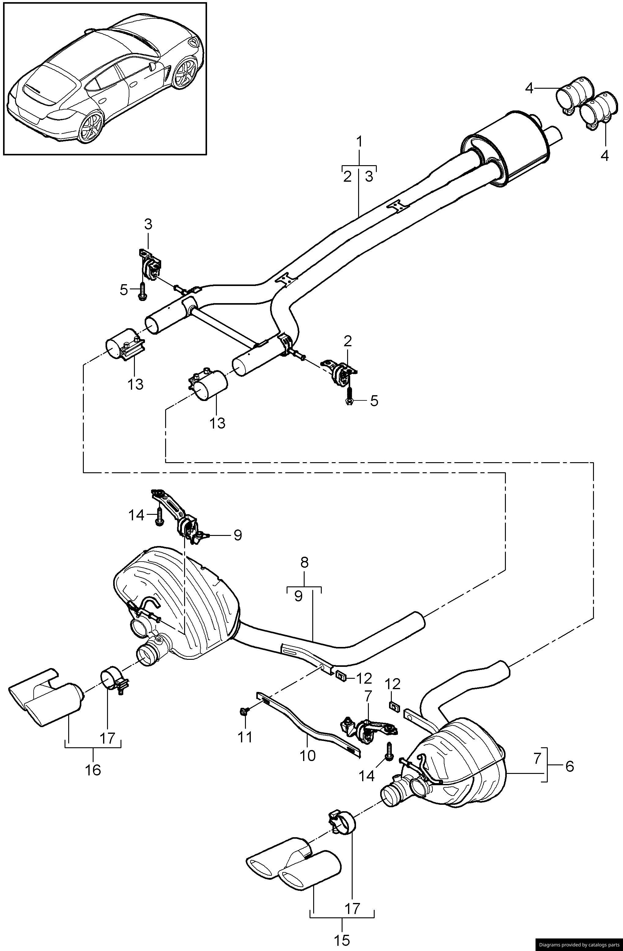 Car part diagram