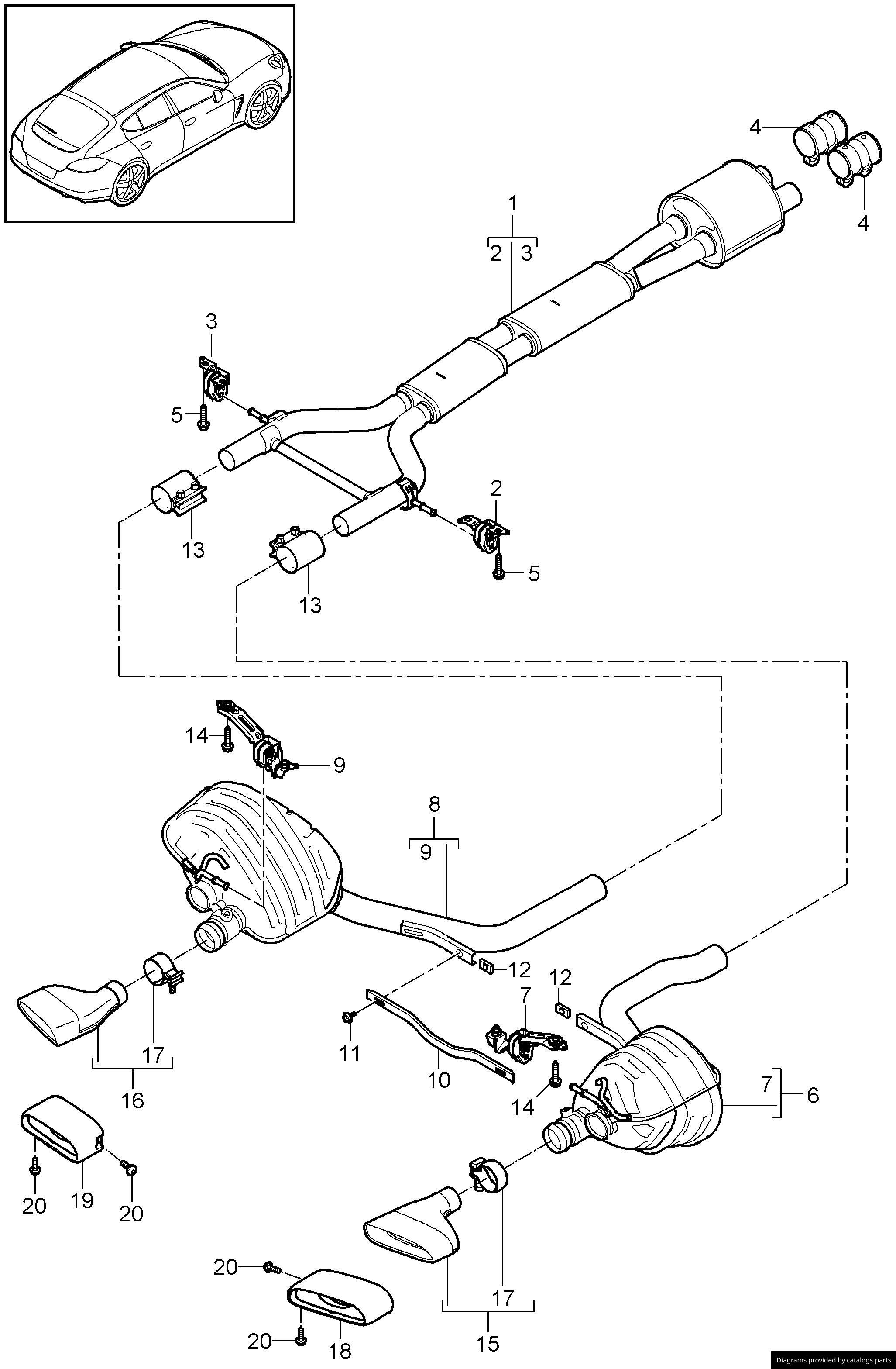 Car part diagram