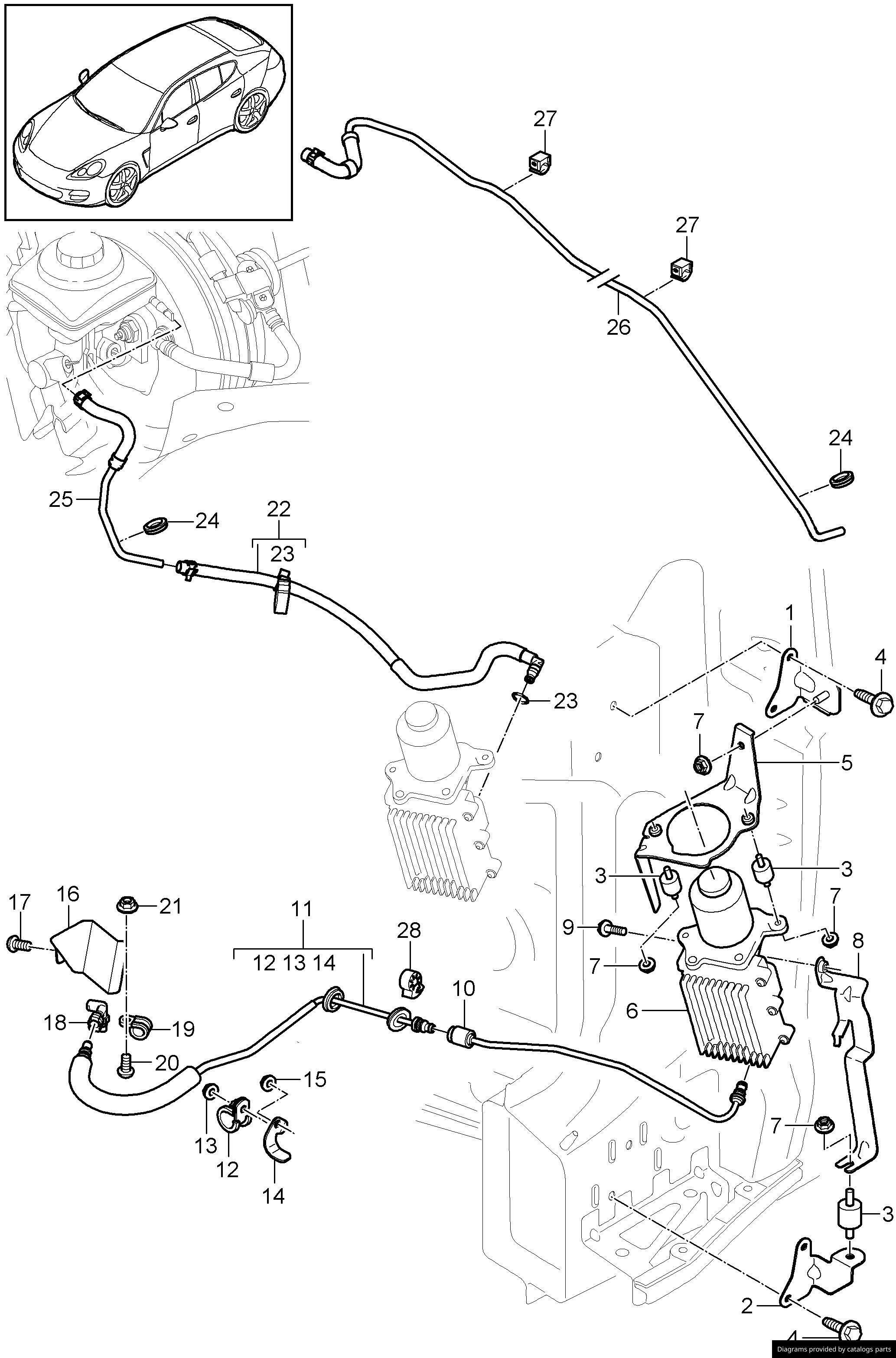 Car part diagram