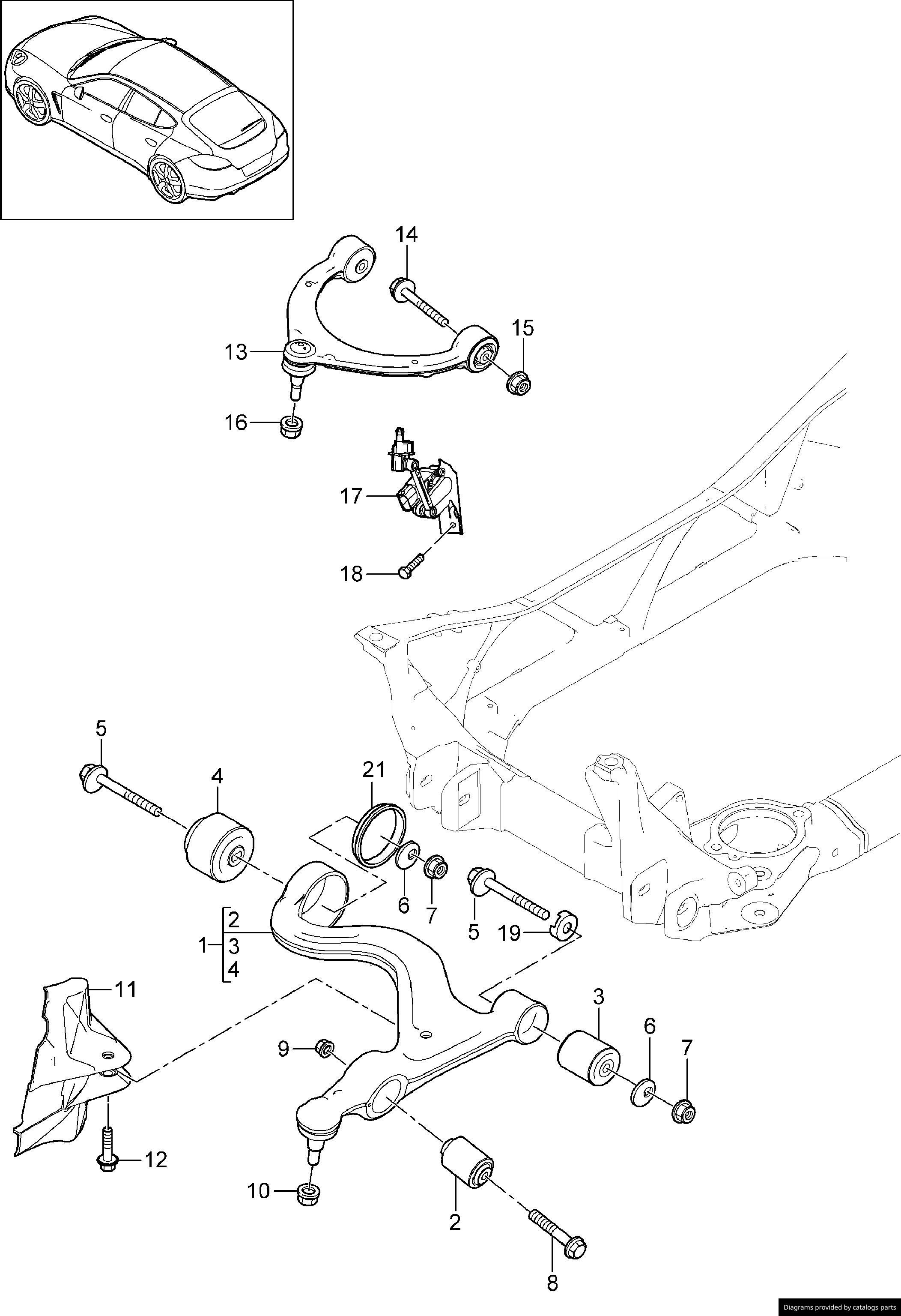 Car part diagram