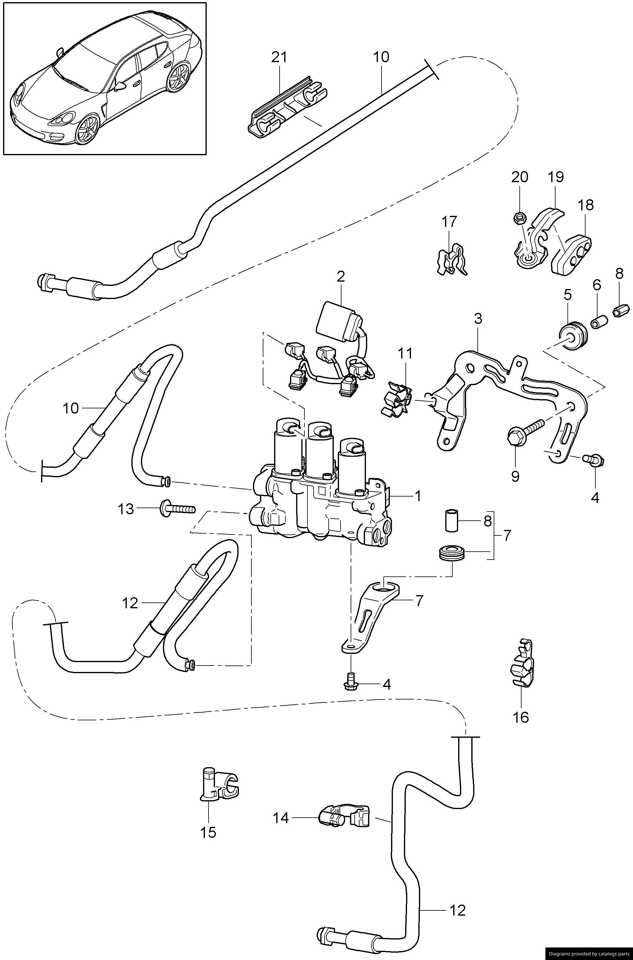 Car part diagram