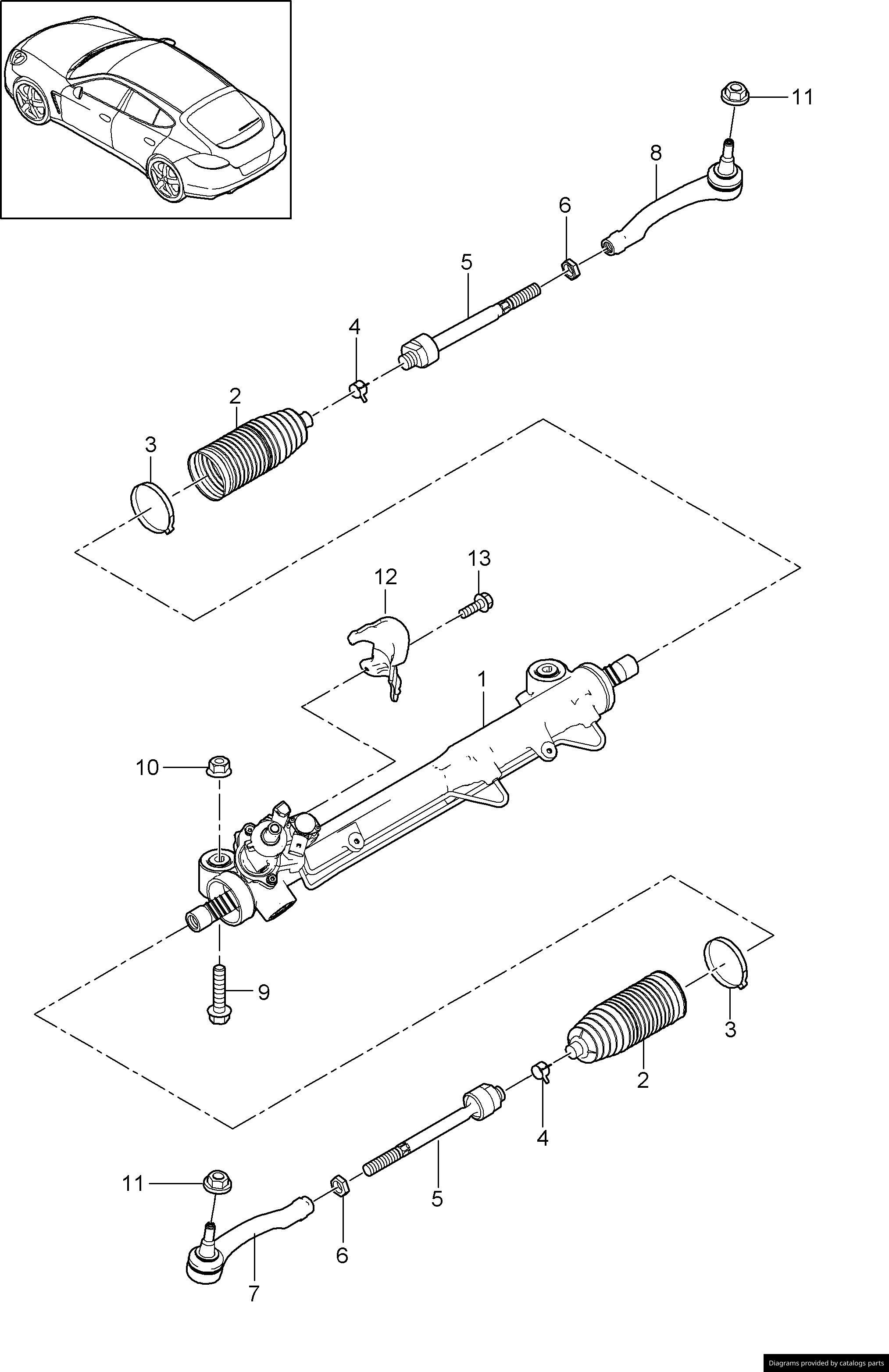 Car part diagram