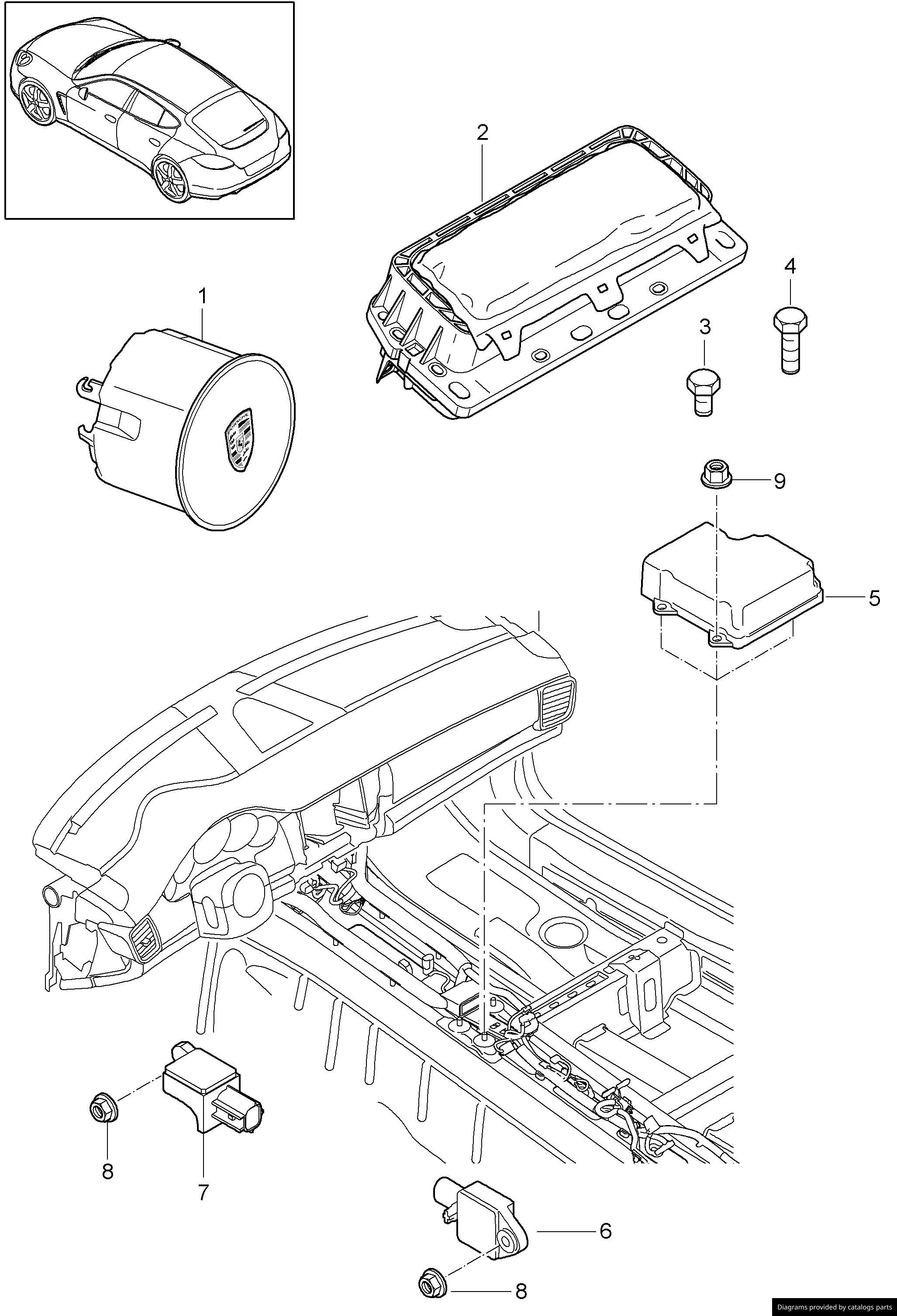 Car part diagram