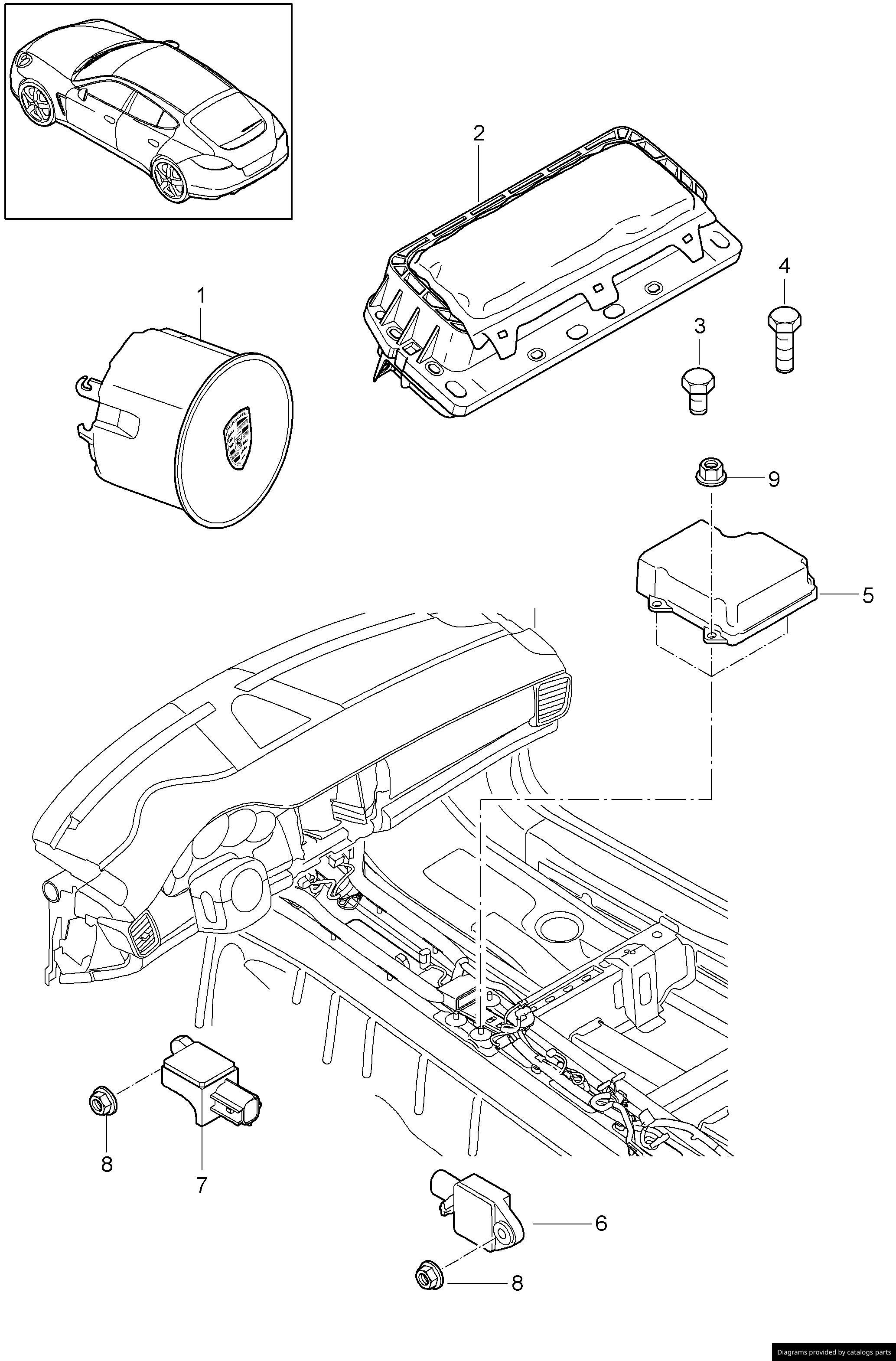 Car part diagram