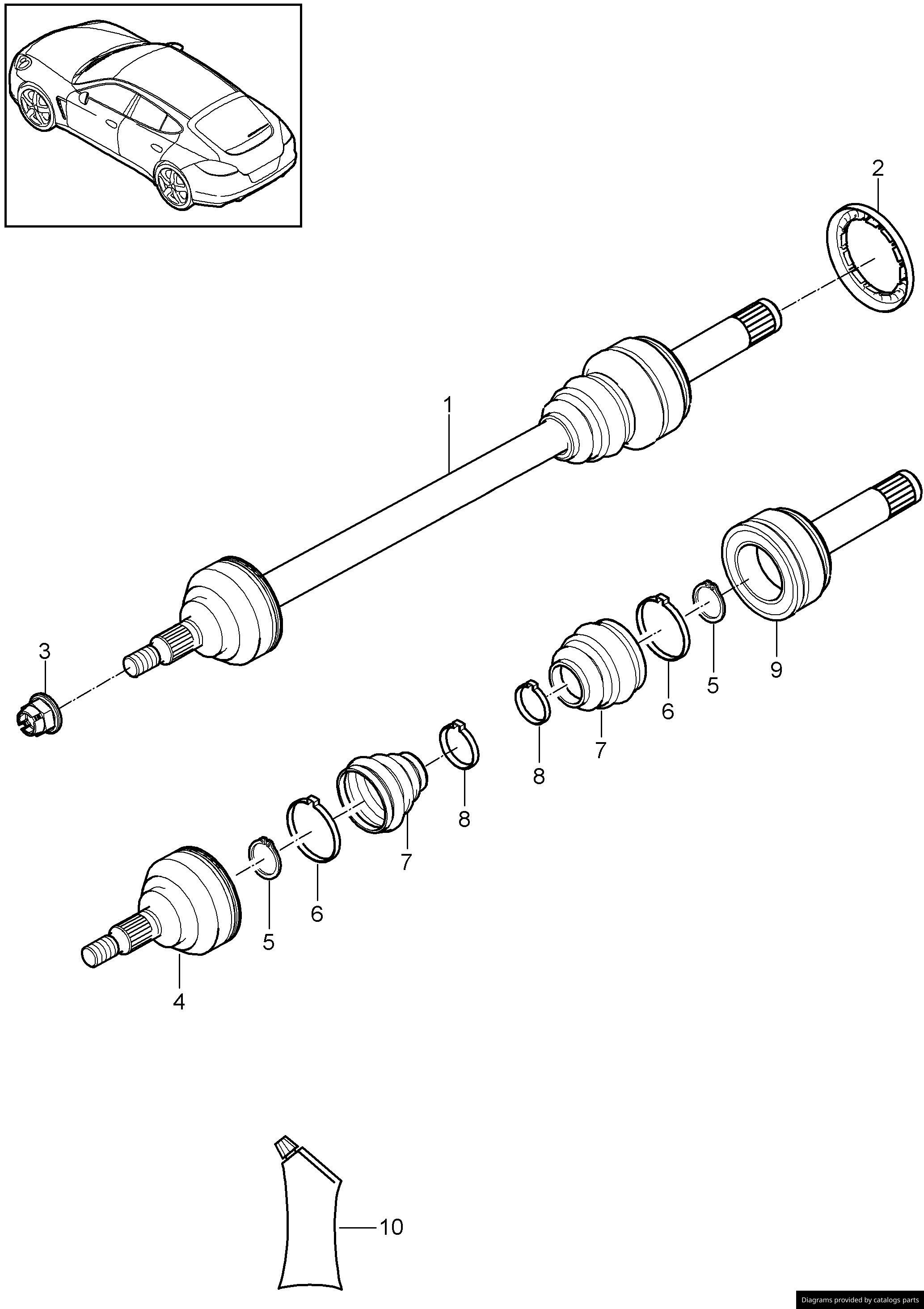 Car part diagram