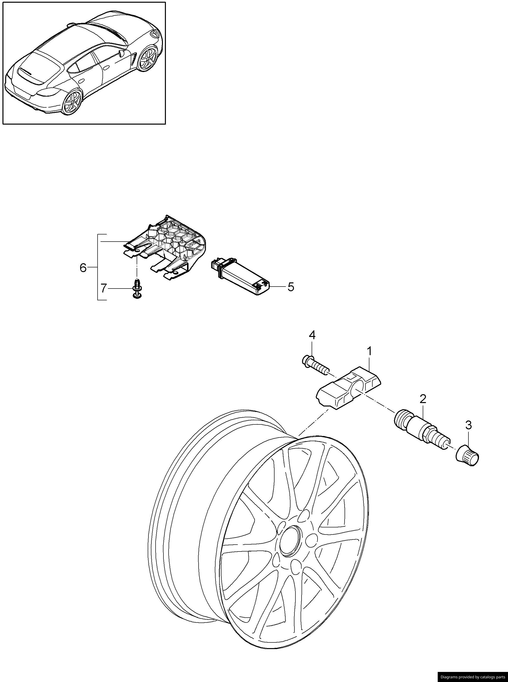 Car part diagram