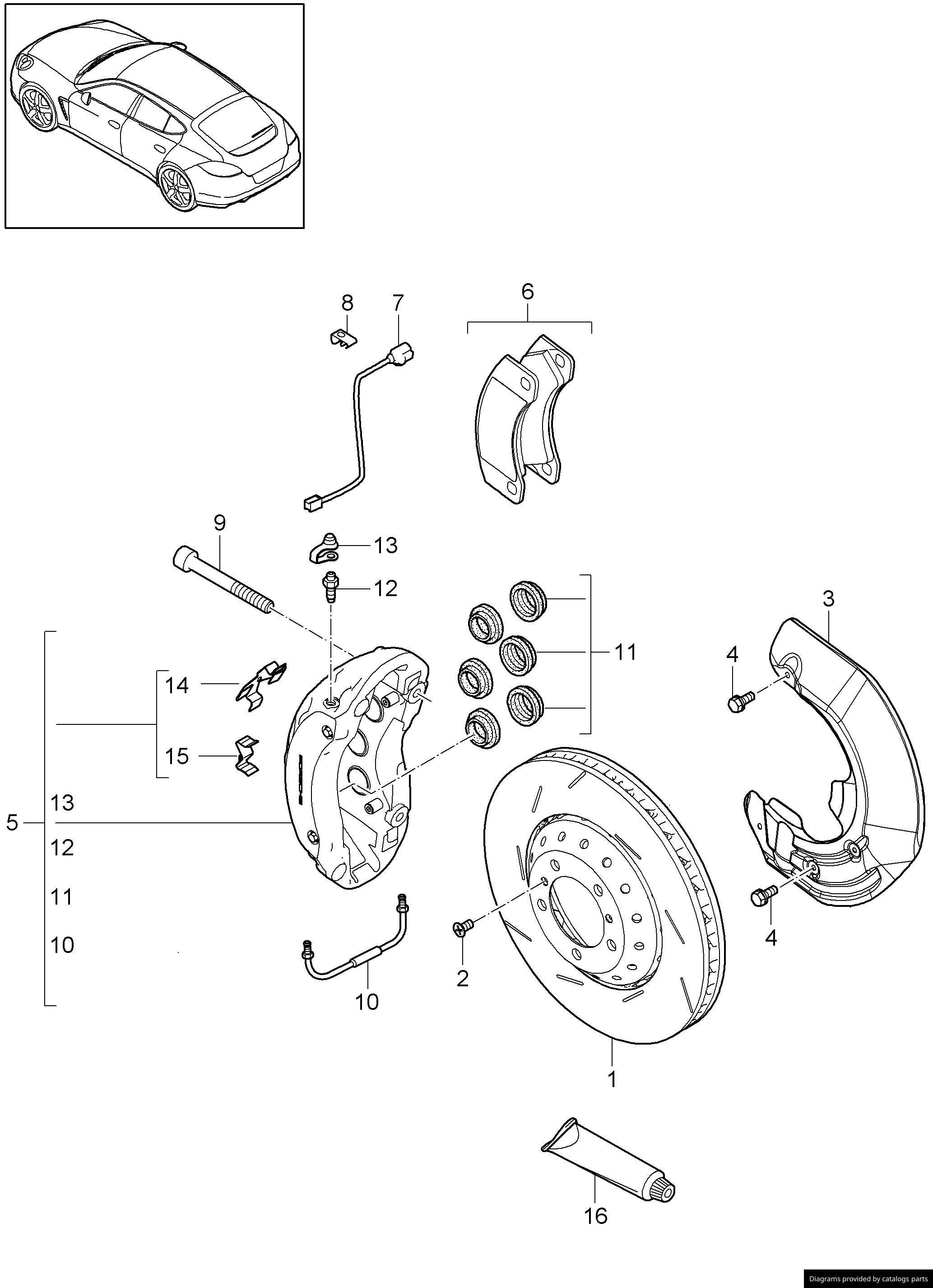 Car part diagram