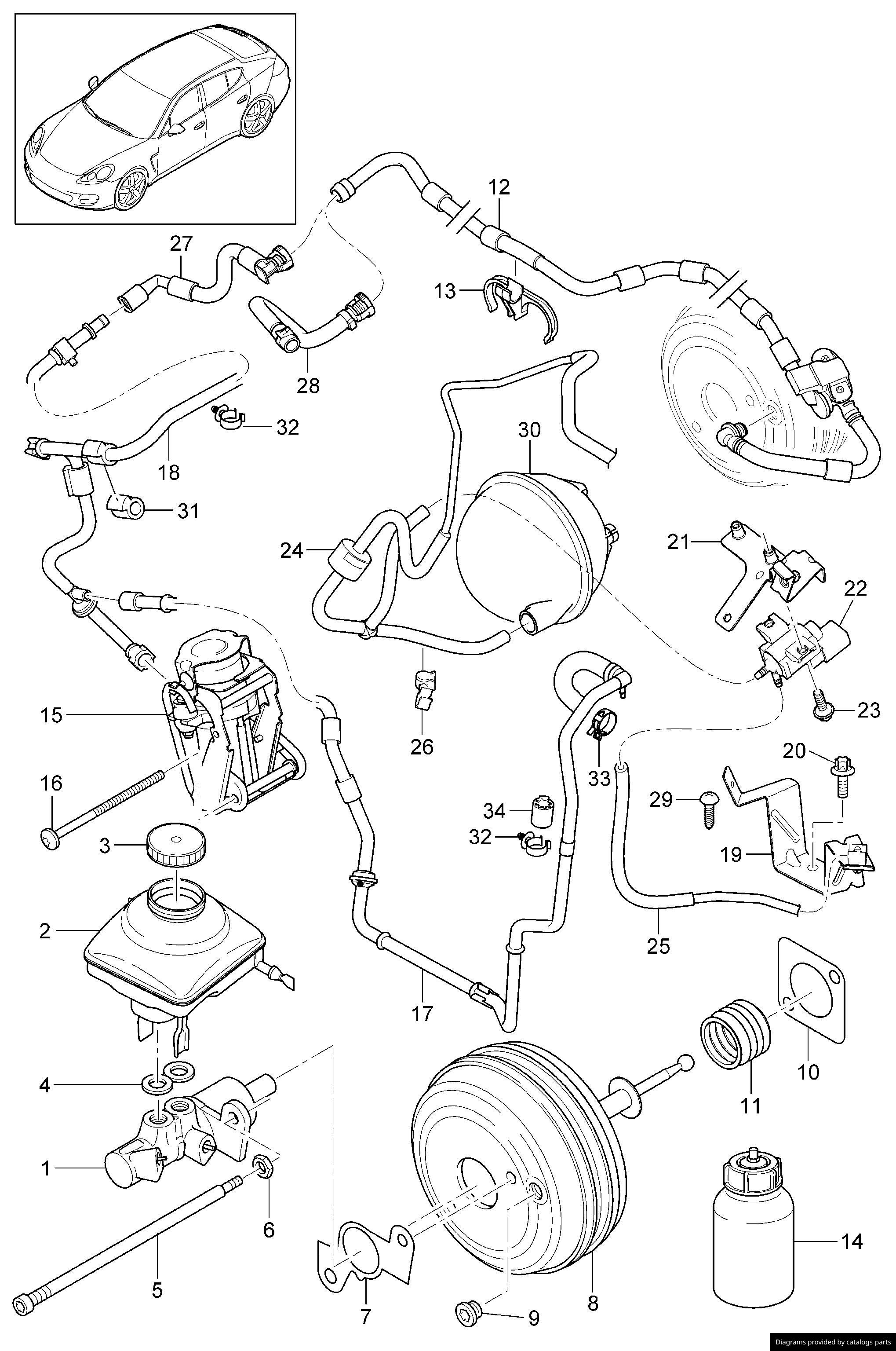 Car part diagram