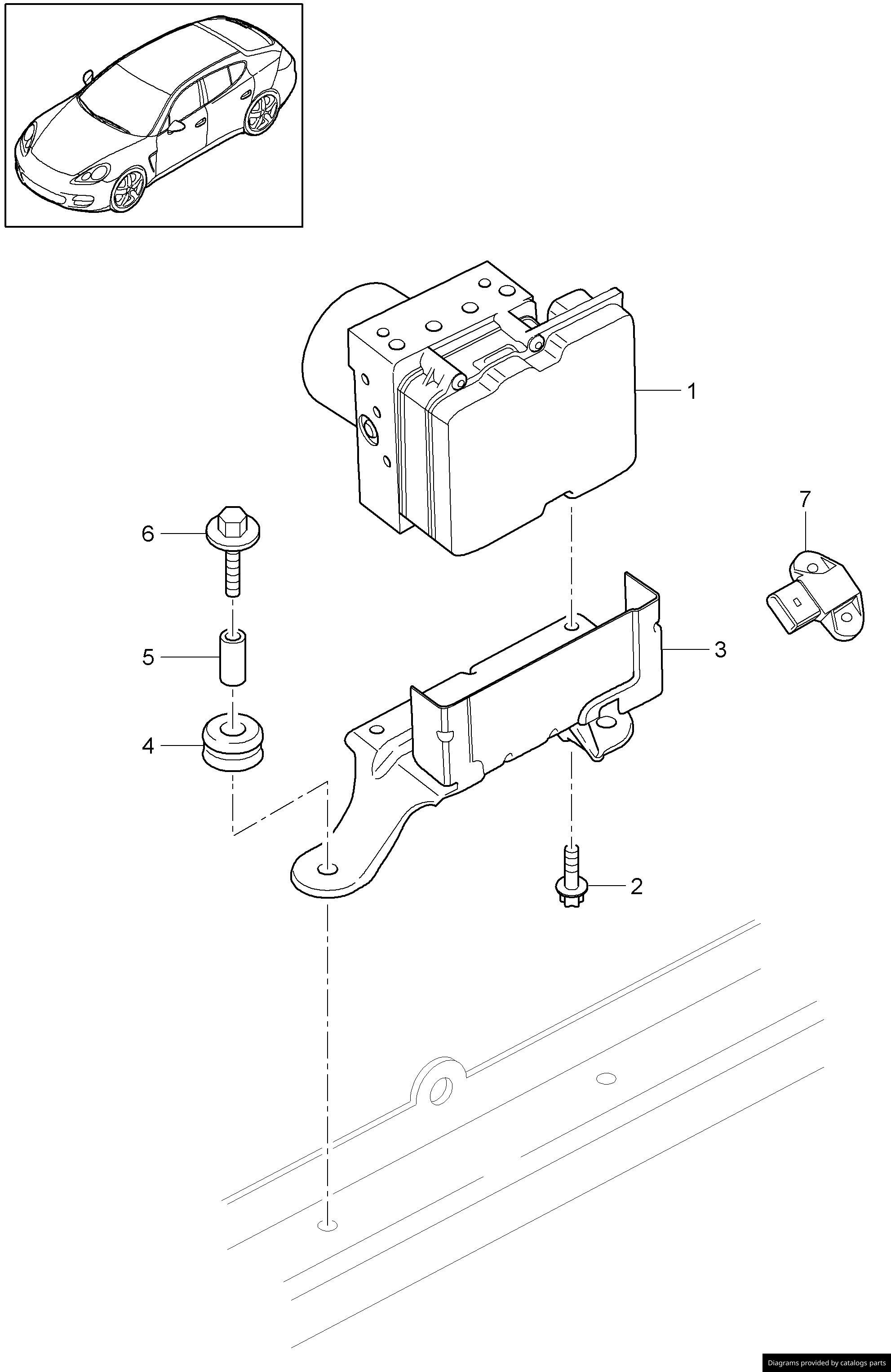 Car part diagram