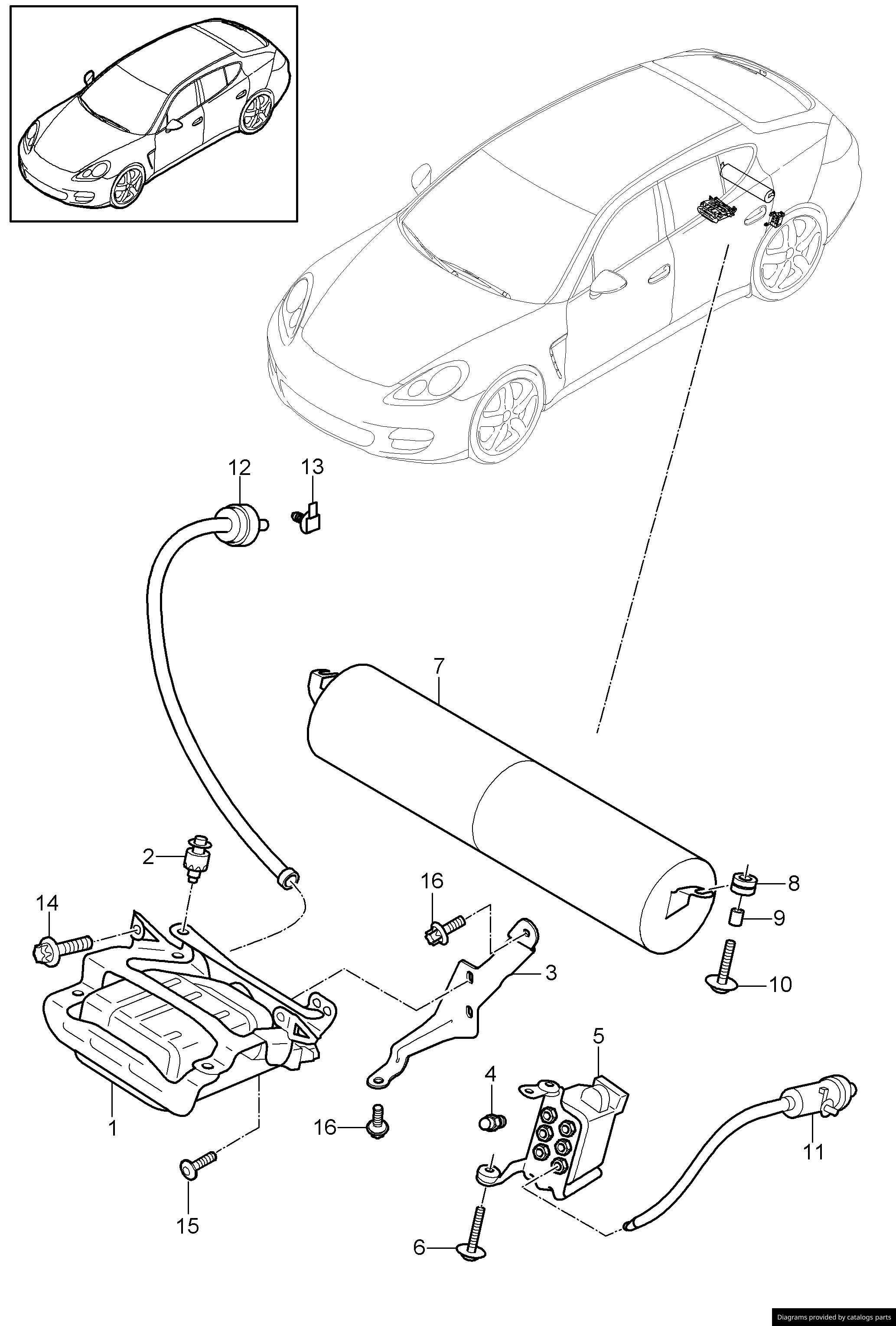 Car part diagram
