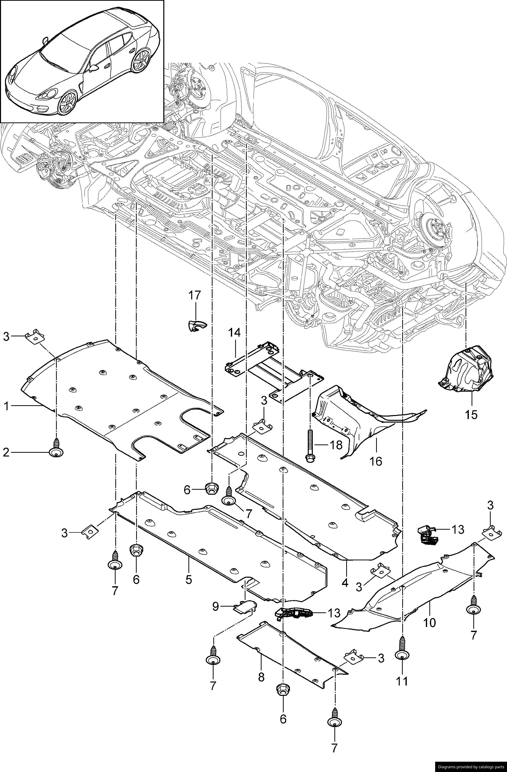 Car part diagram
