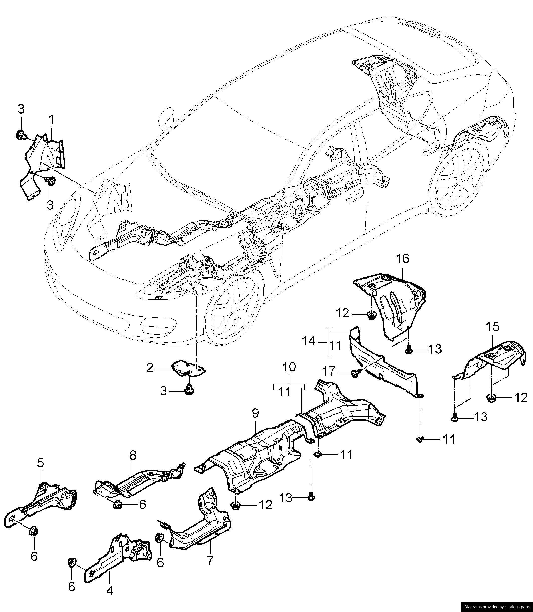 Car part diagram