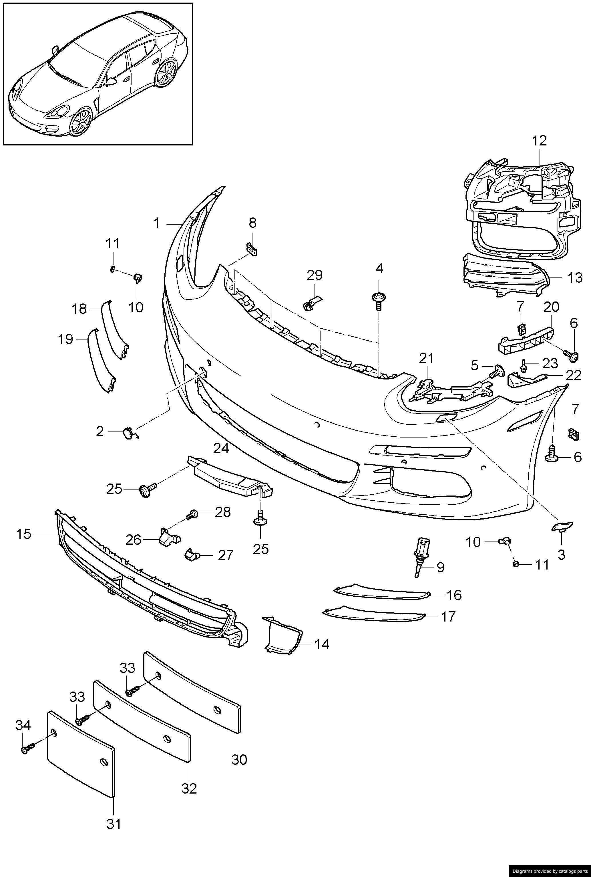 Car part diagram