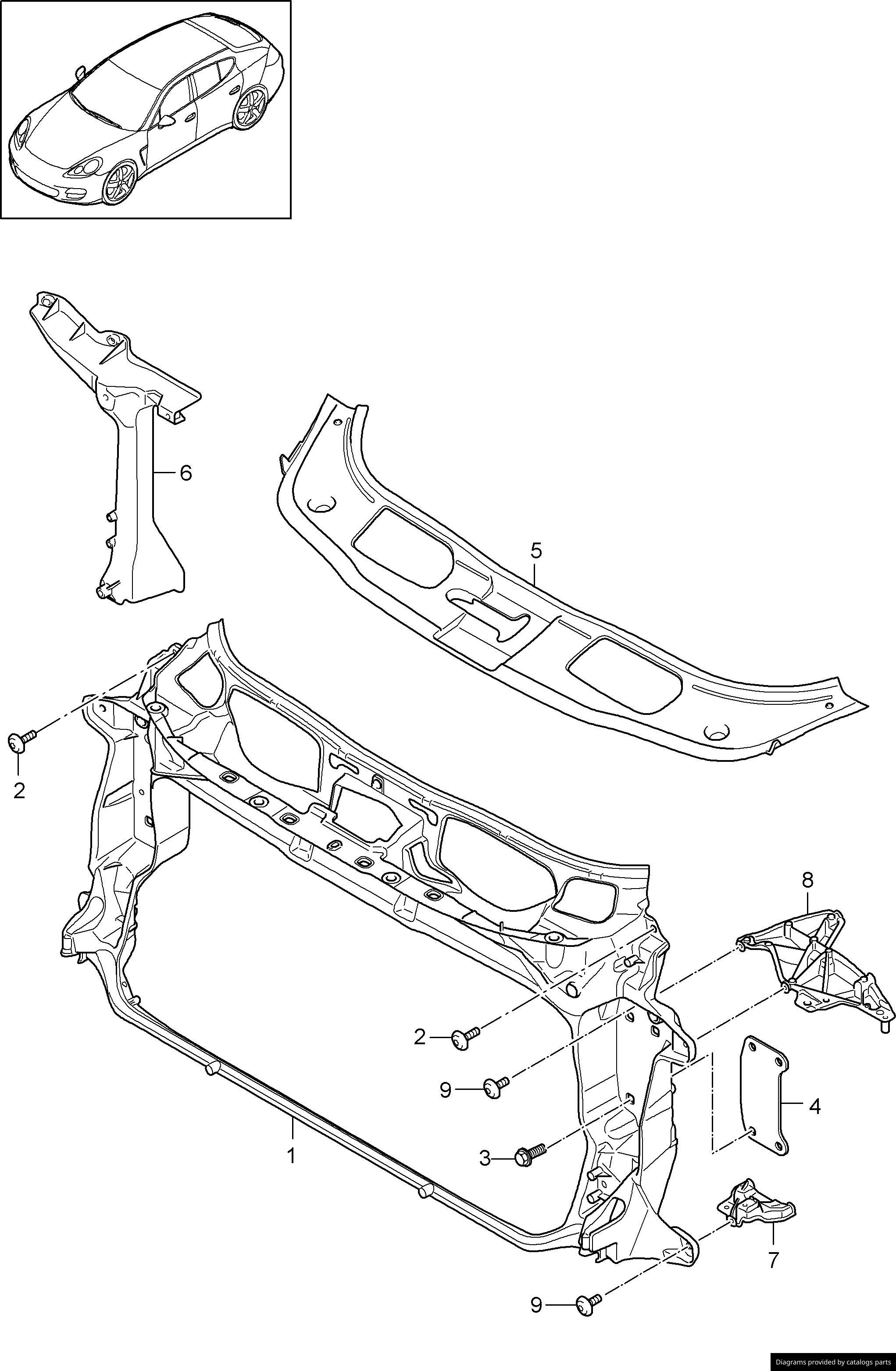 Car part diagram