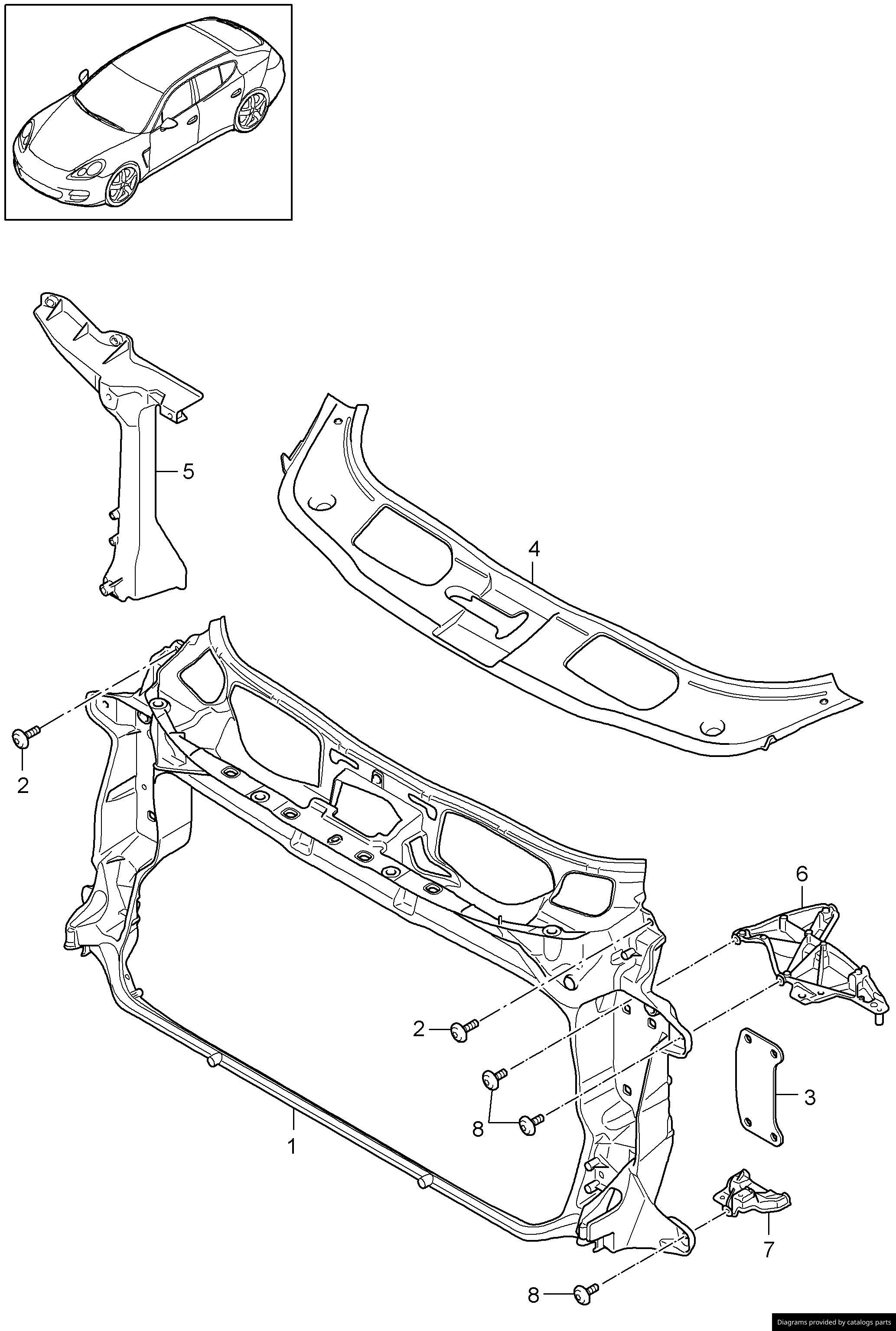 Car part diagram