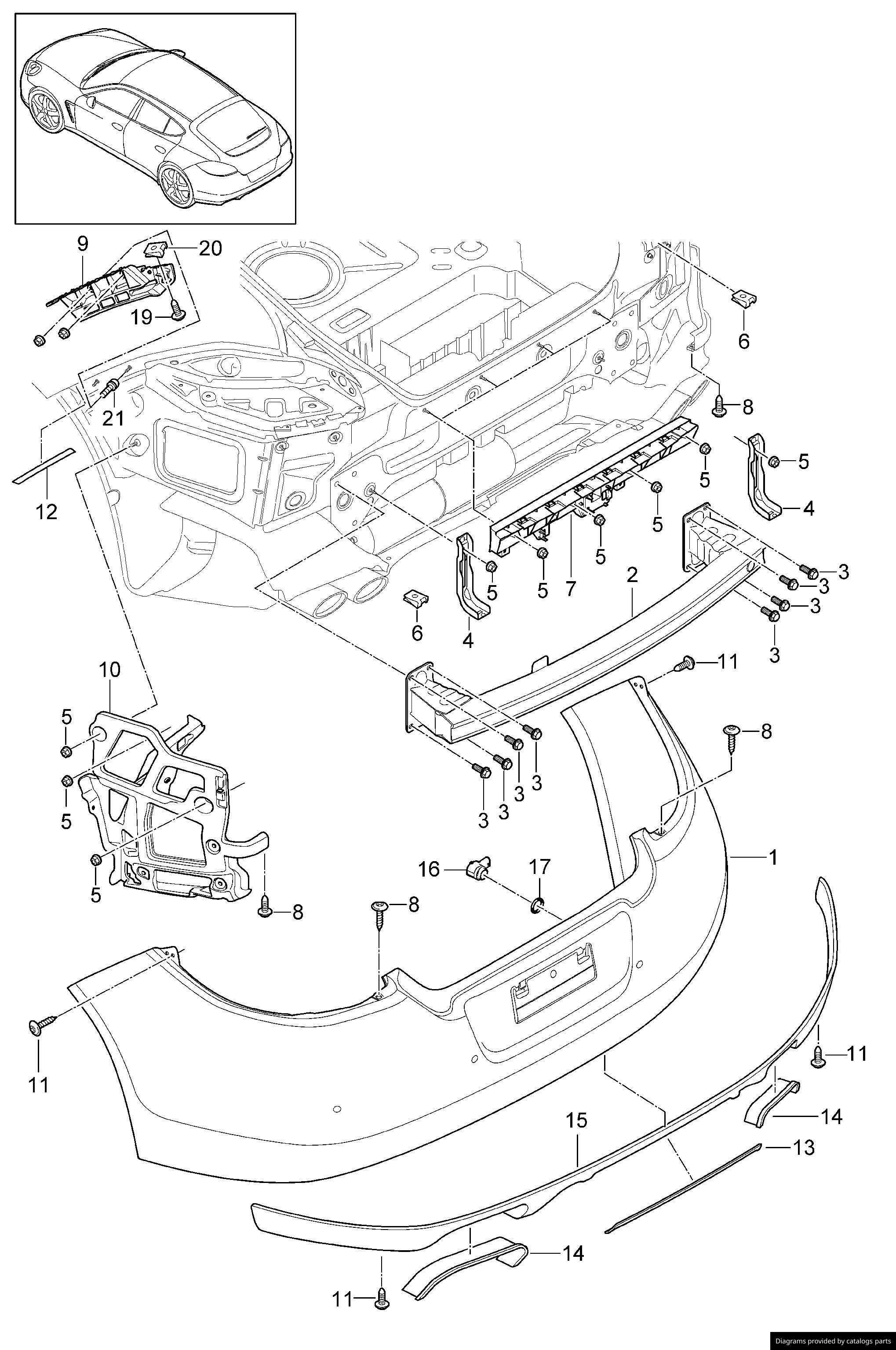 Car part diagram