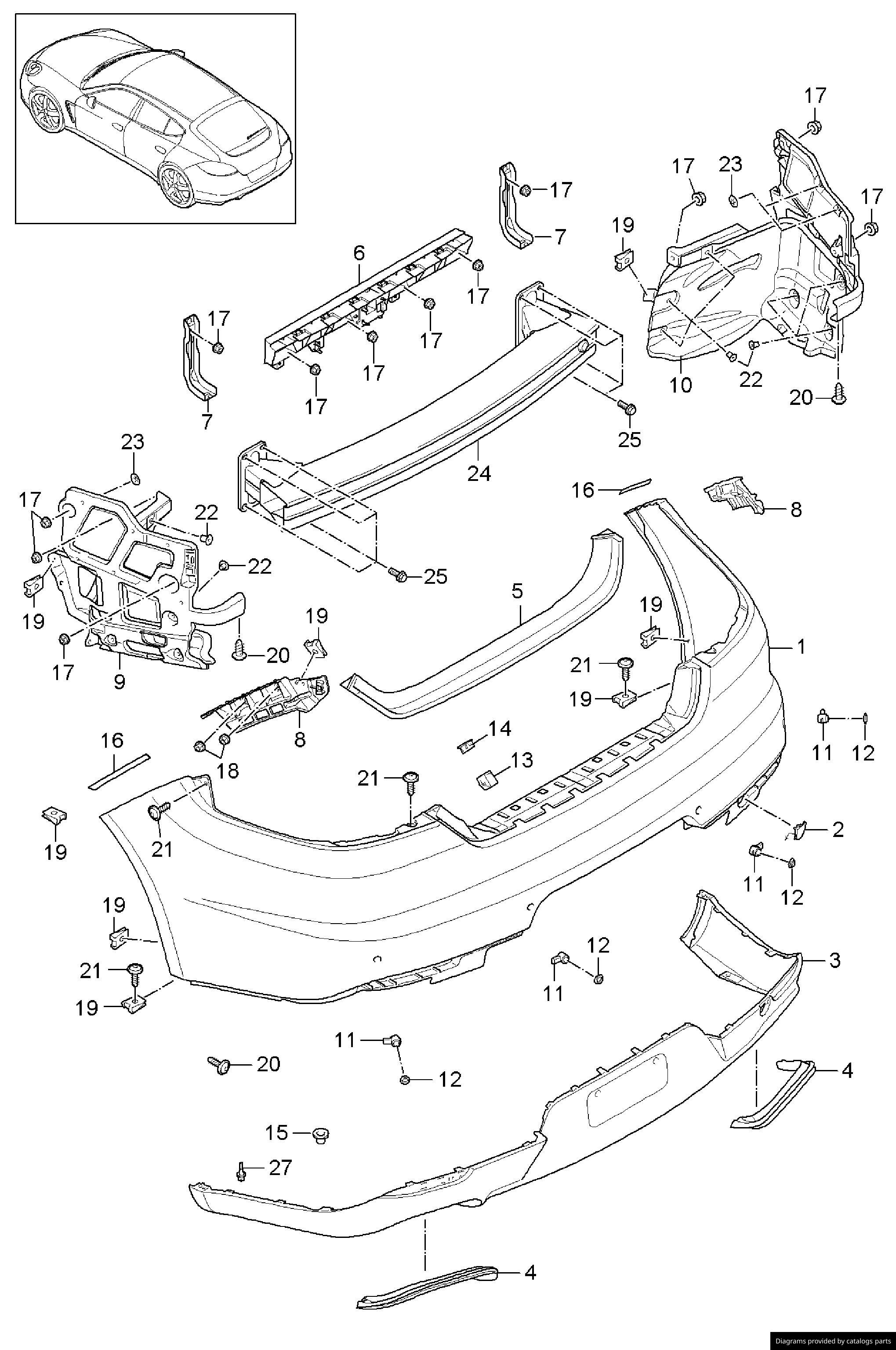 Car part diagram