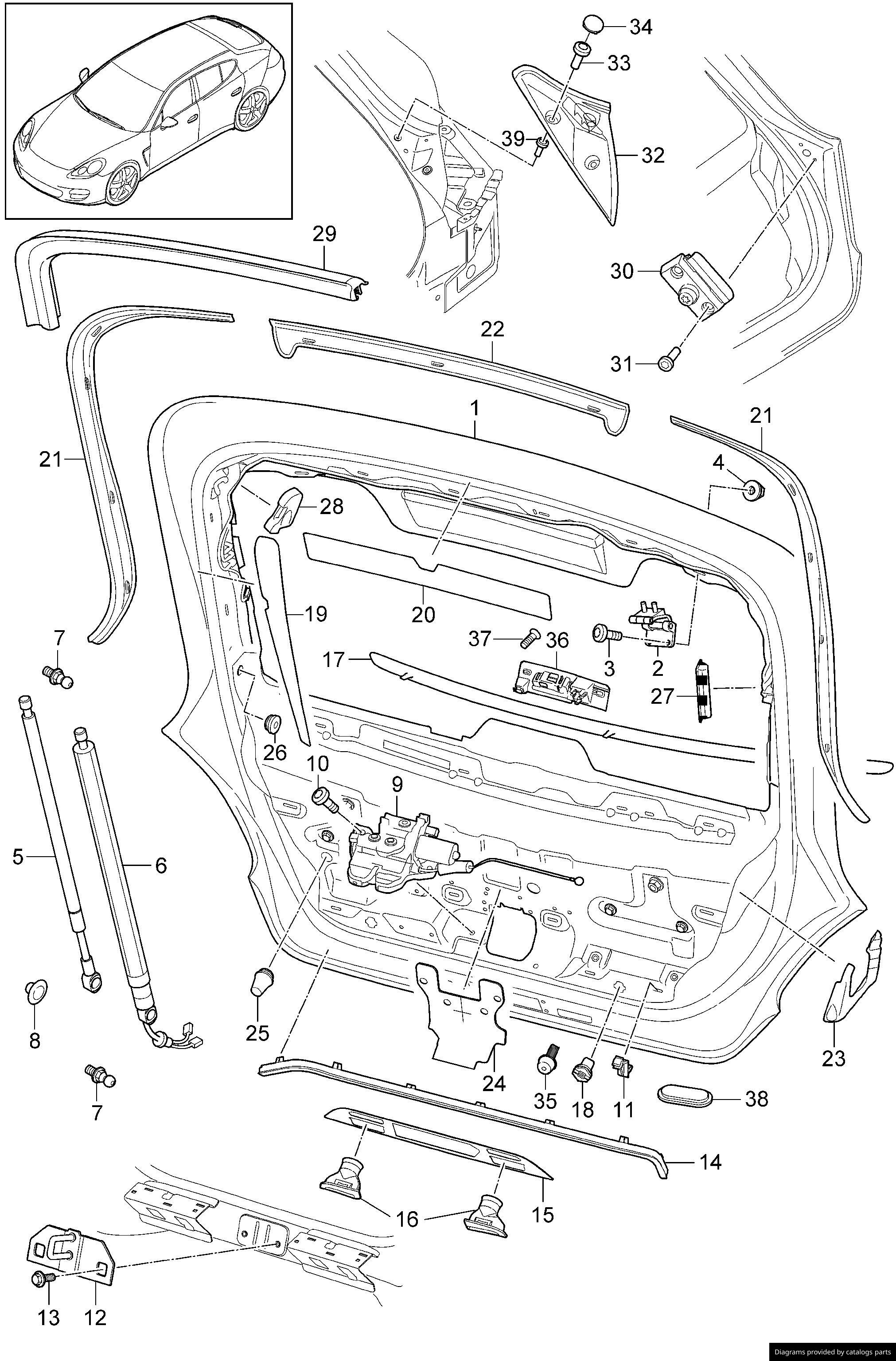 Car part diagram