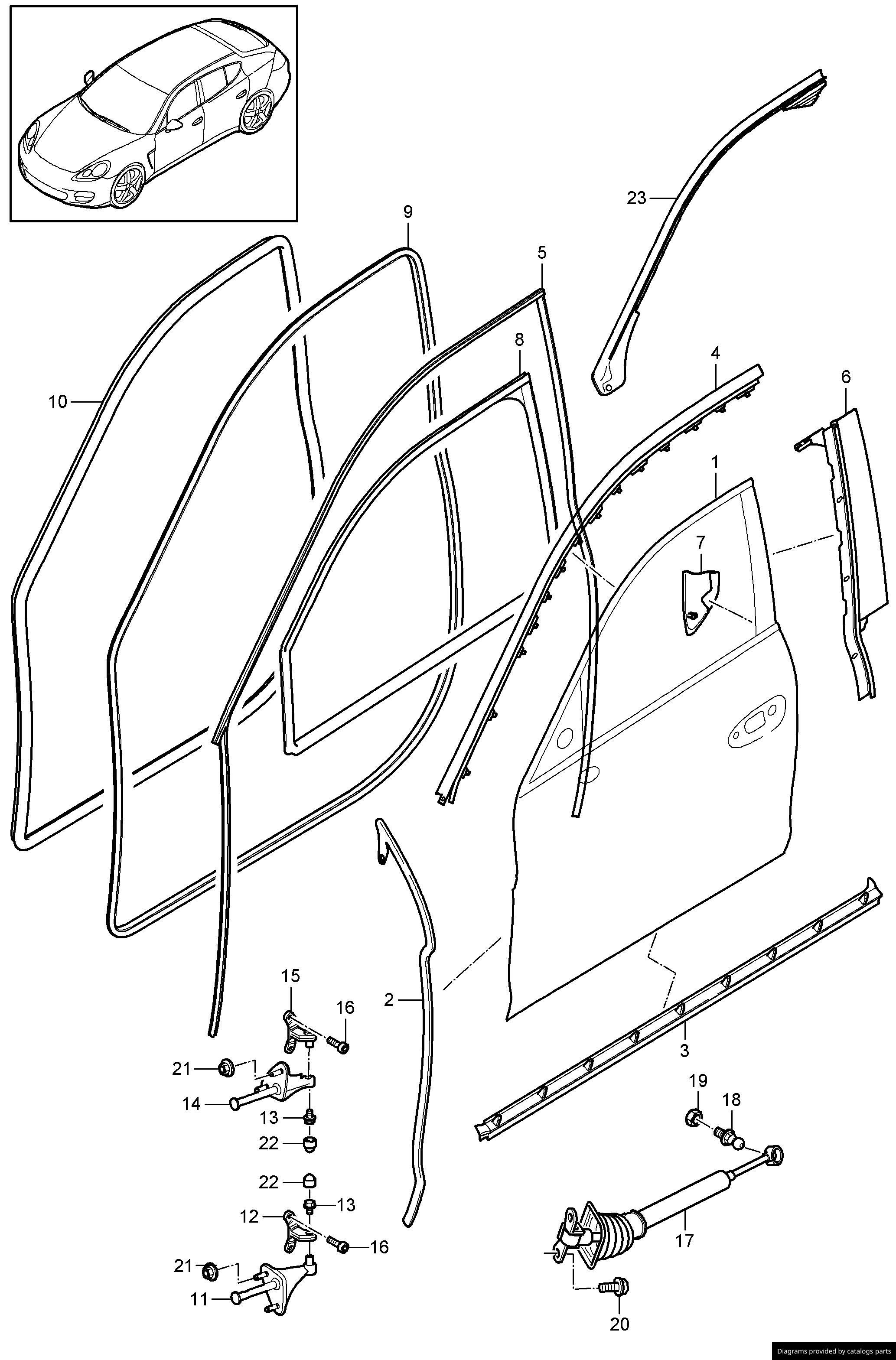 Car part diagram
