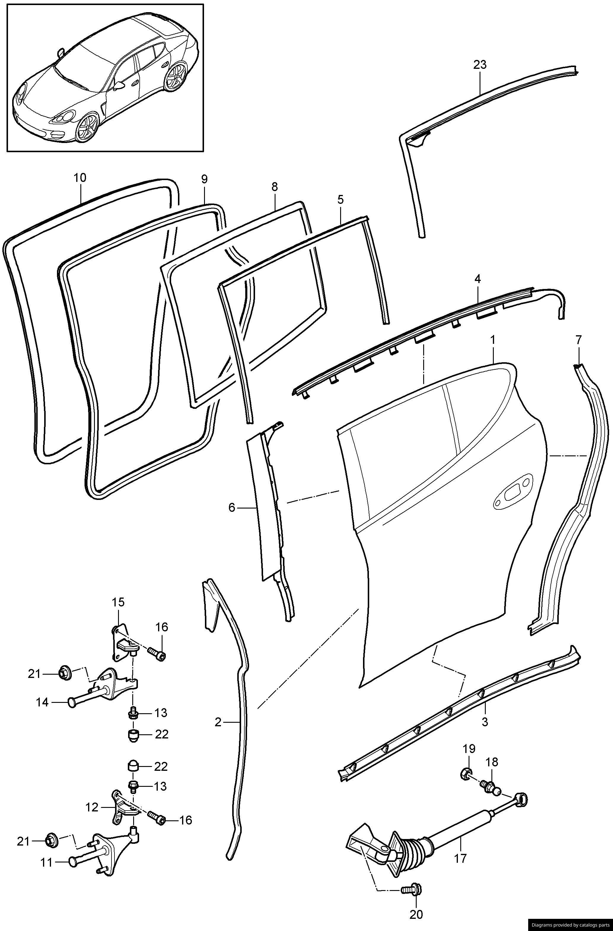 Car part diagram
