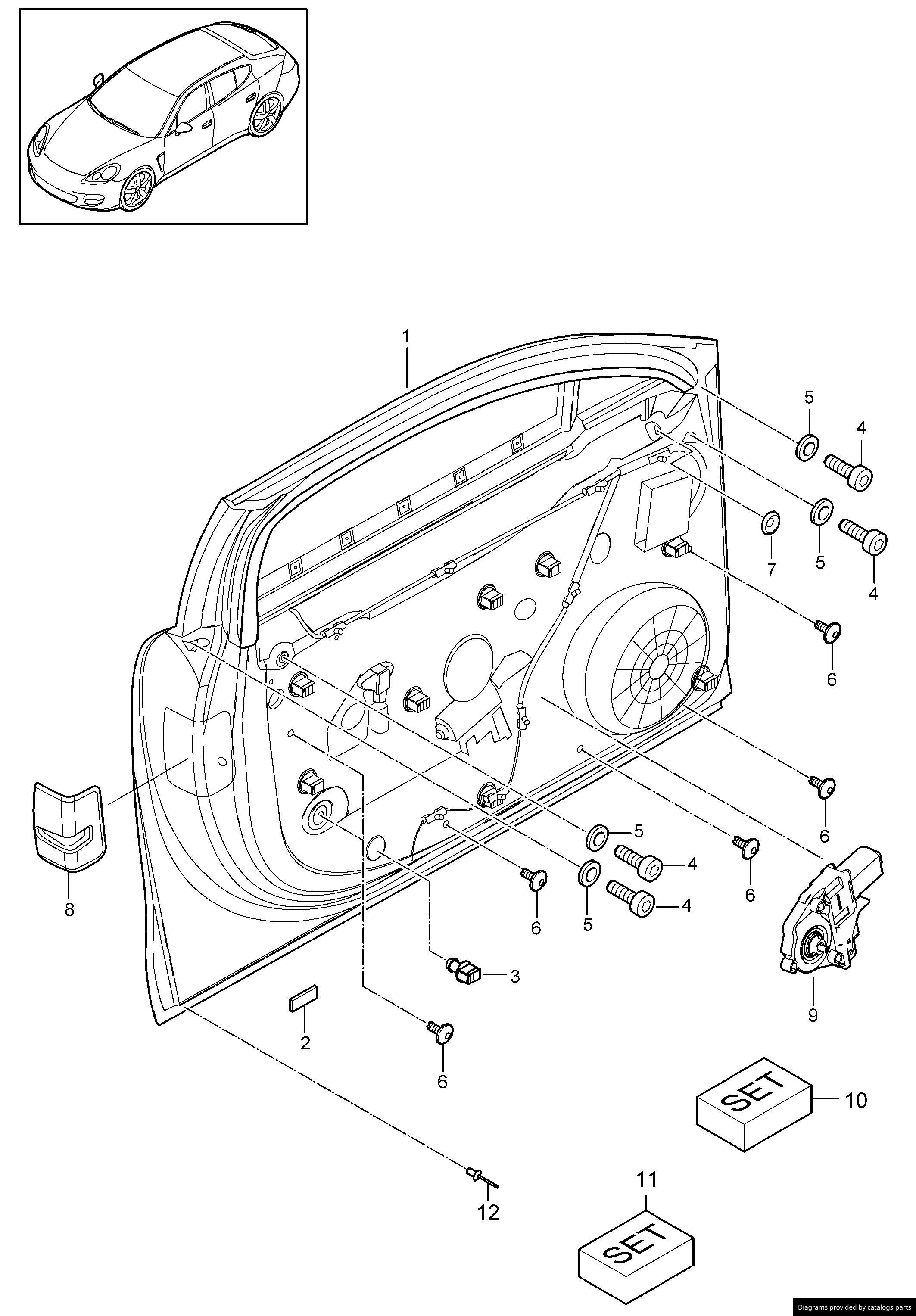 Car part diagram