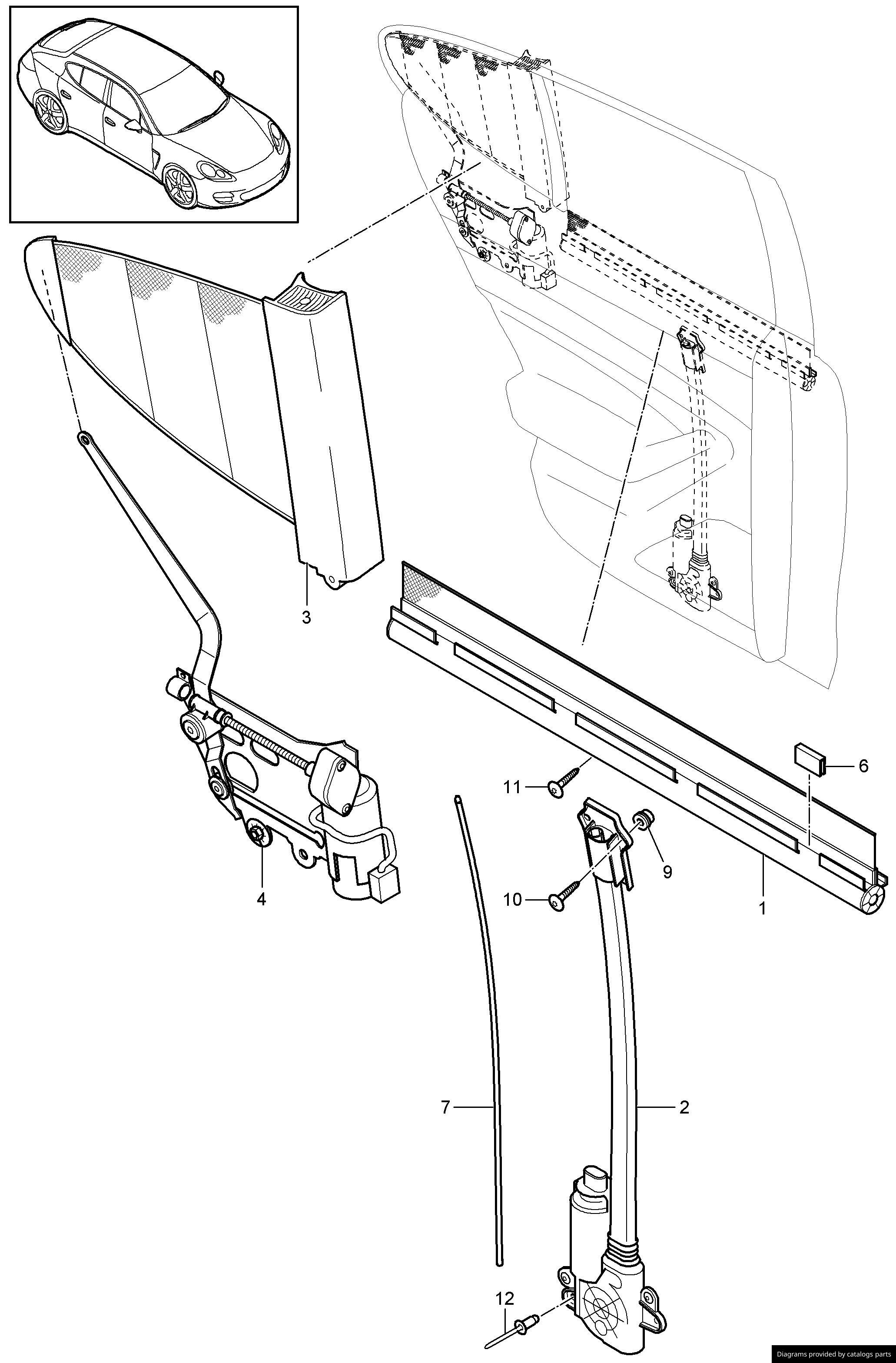 Car part diagram