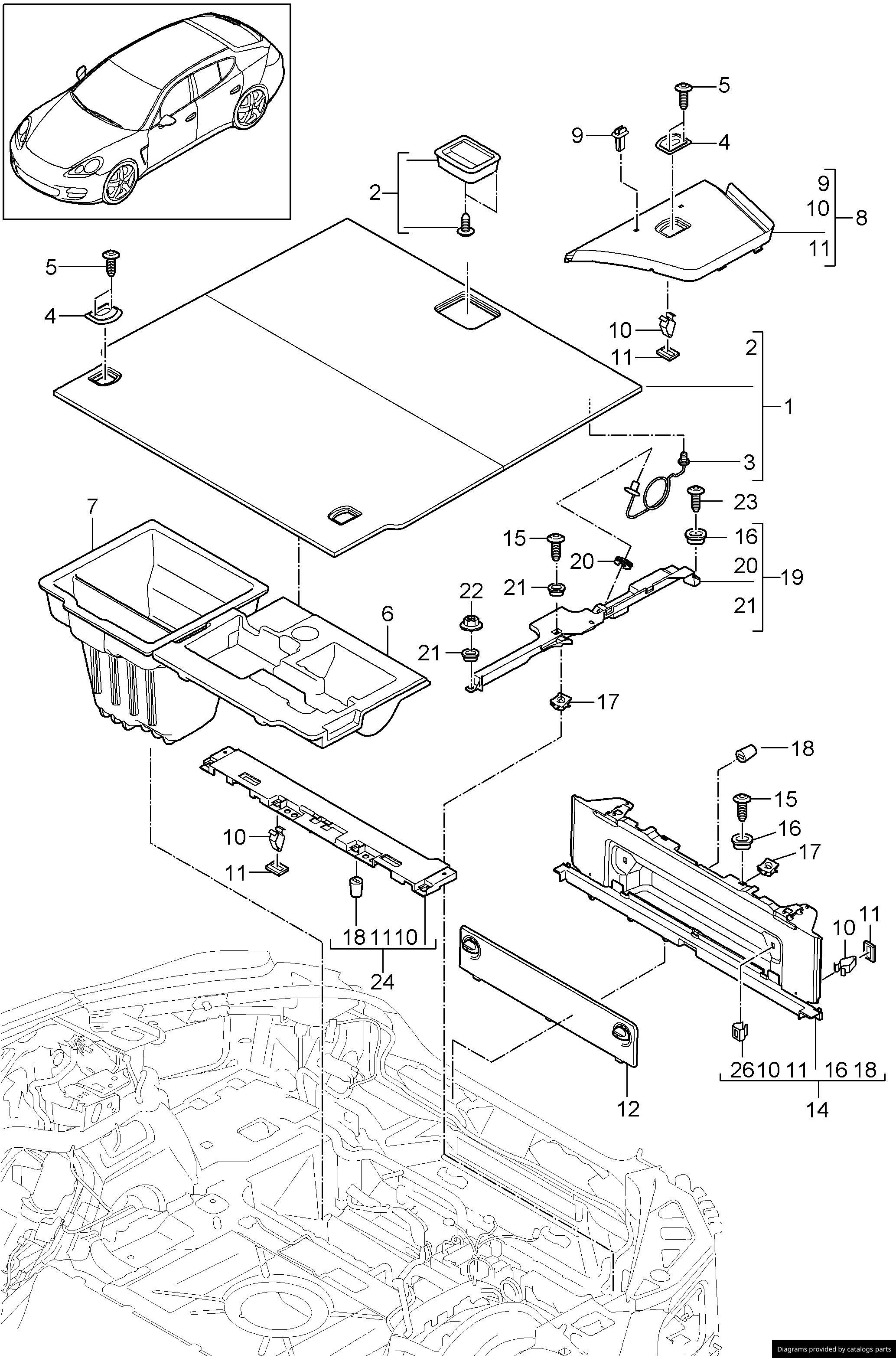 Car part diagram