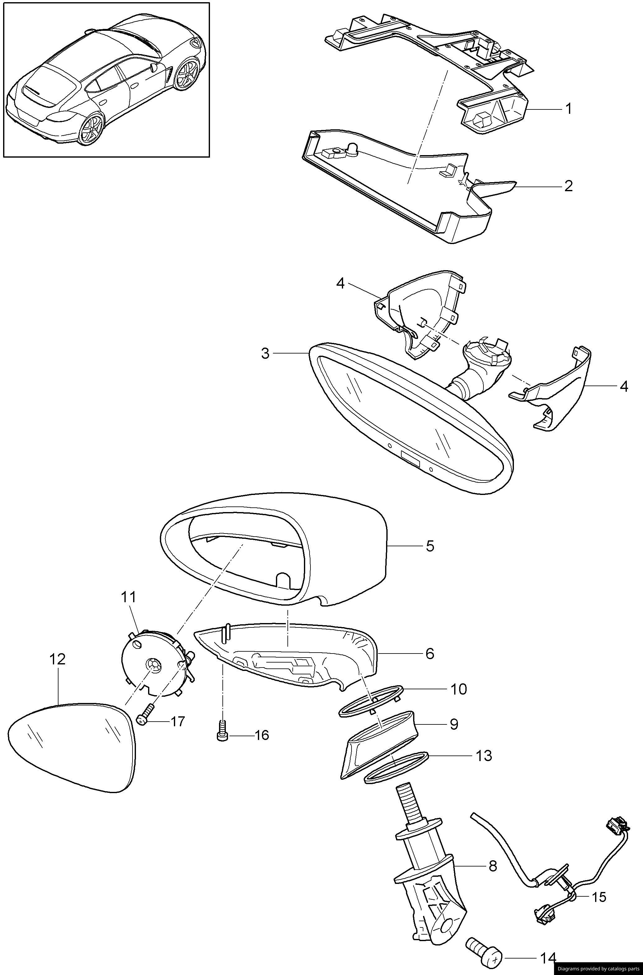 Car part diagram