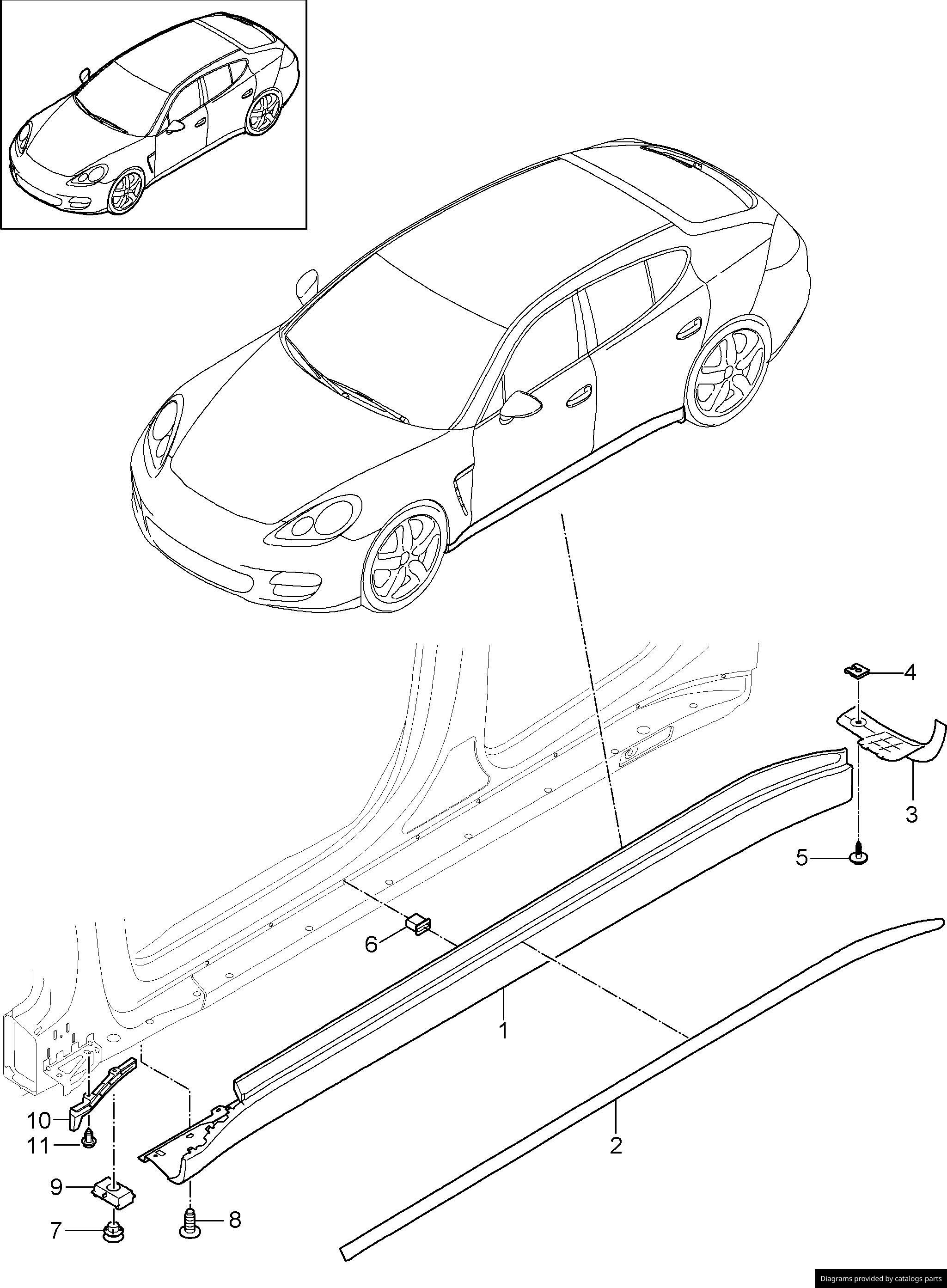 Car part diagram