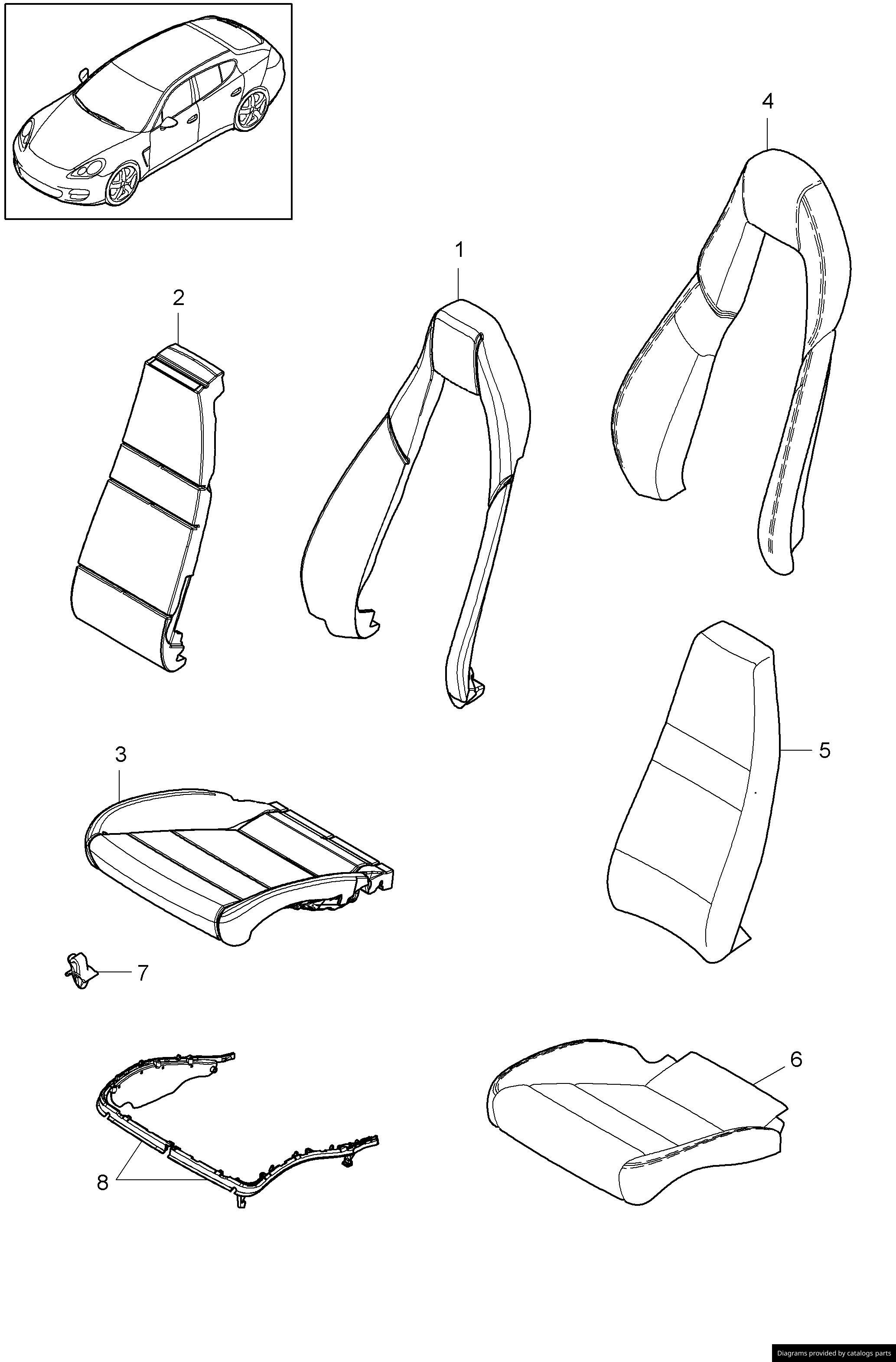 Car part diagram
