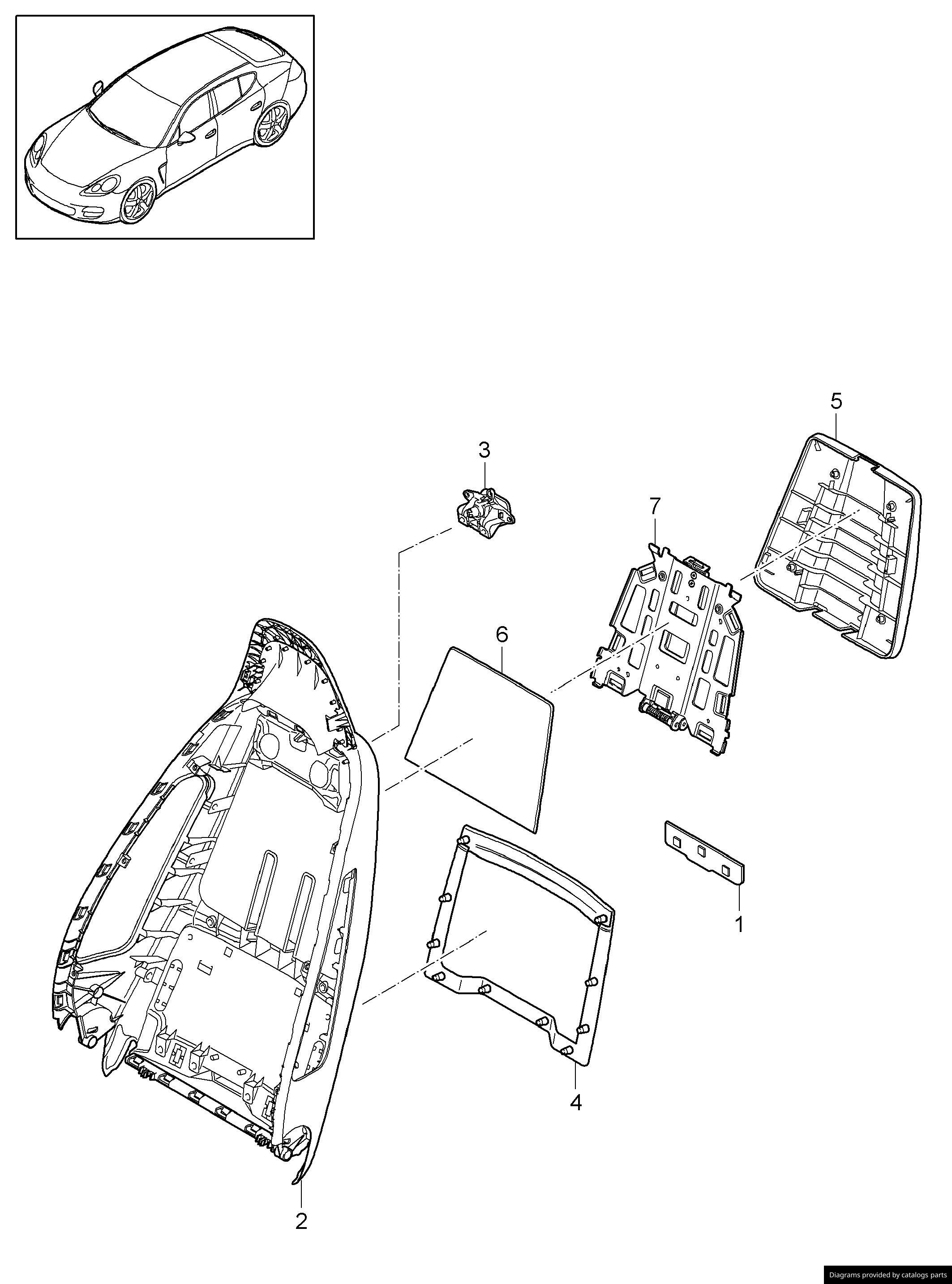 Car part diagram