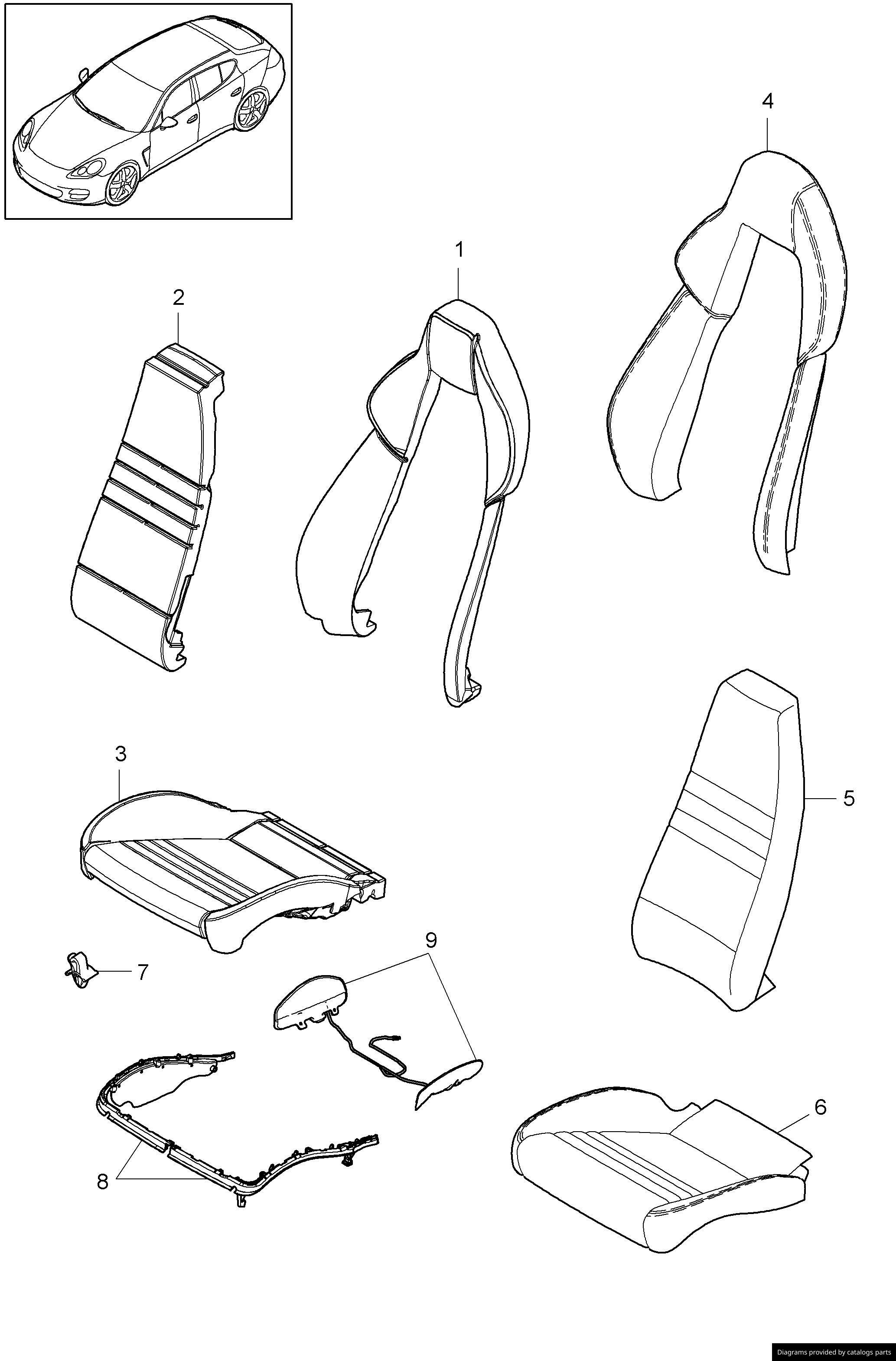 Car part diagram