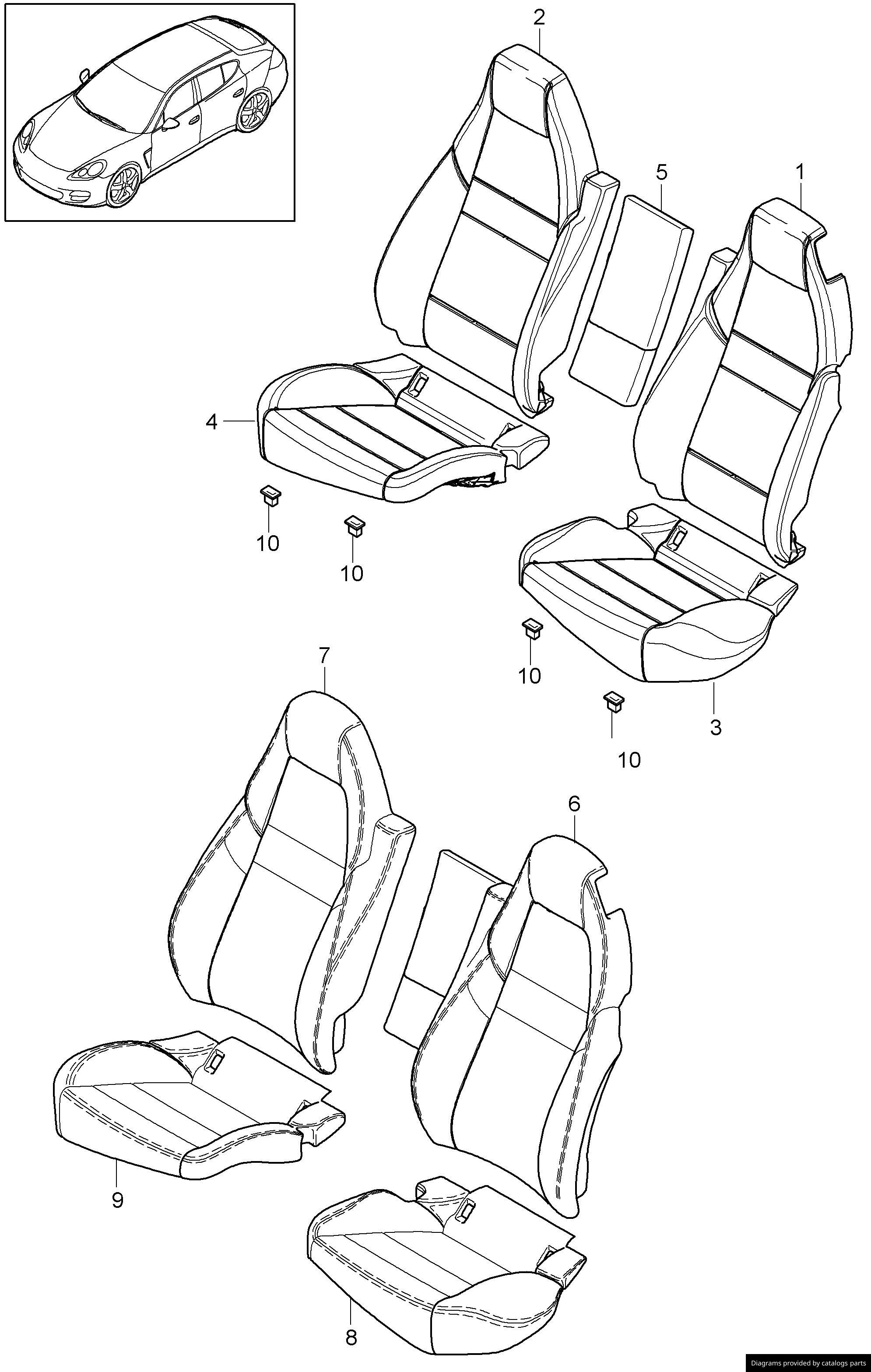 Car part diagram