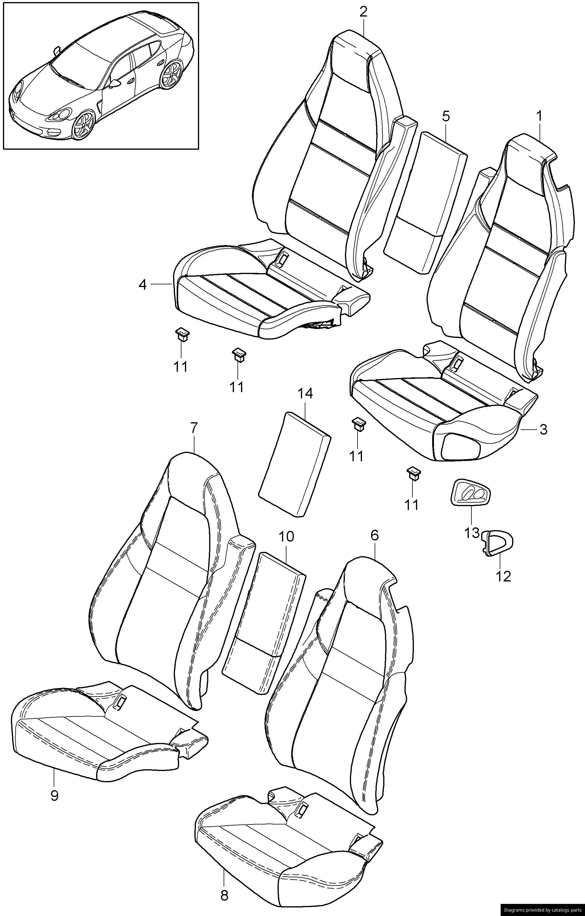 Car part diagram