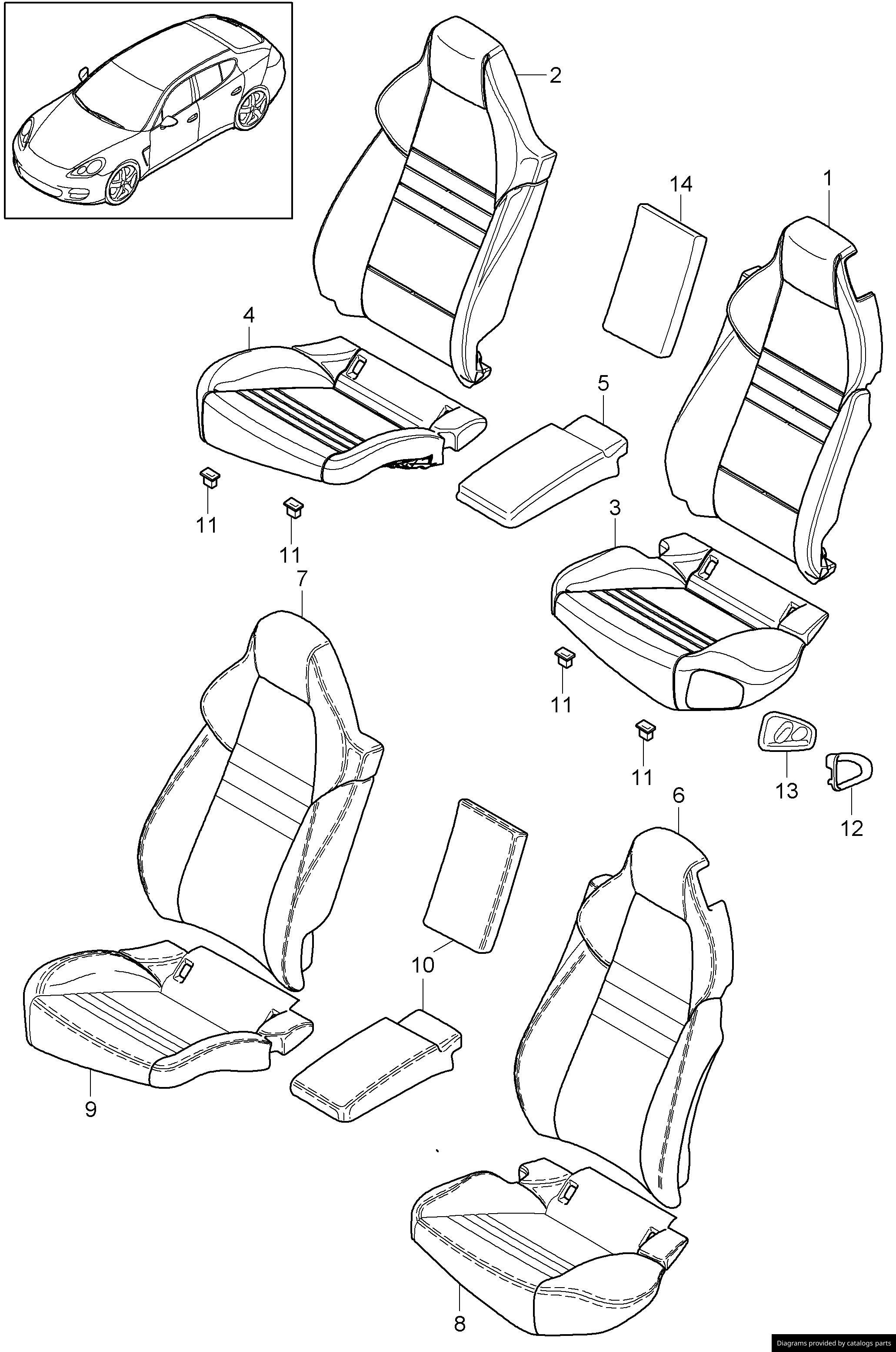 Car part diagram