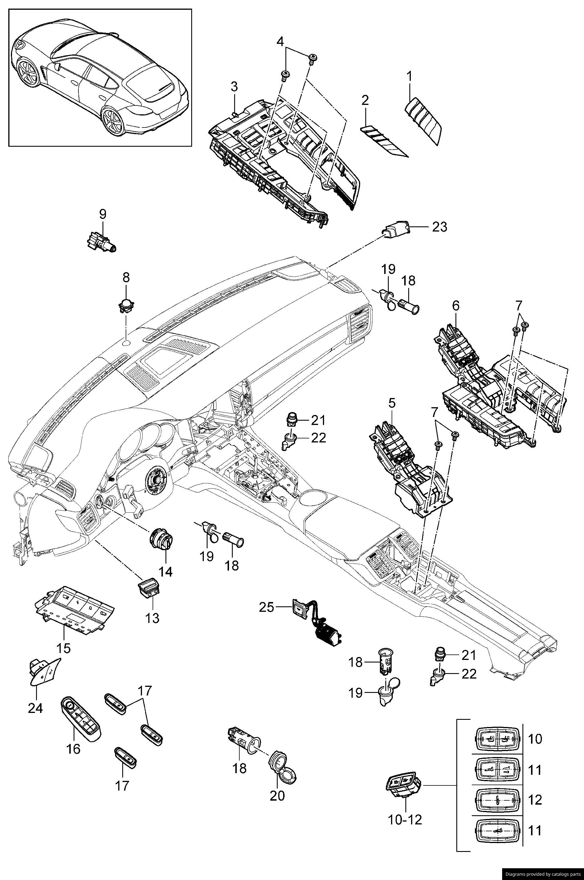 Car part diagram