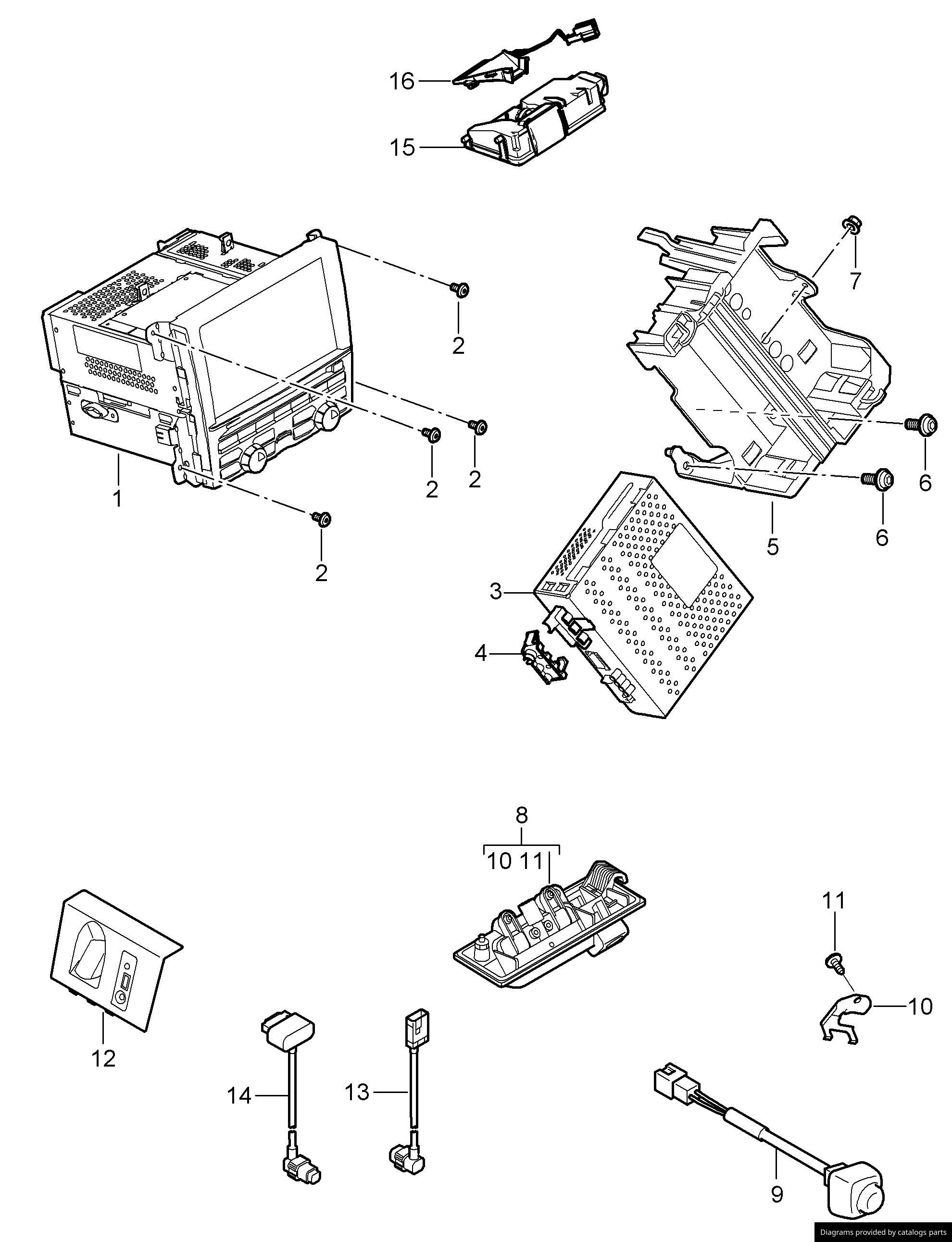 Car part diagram