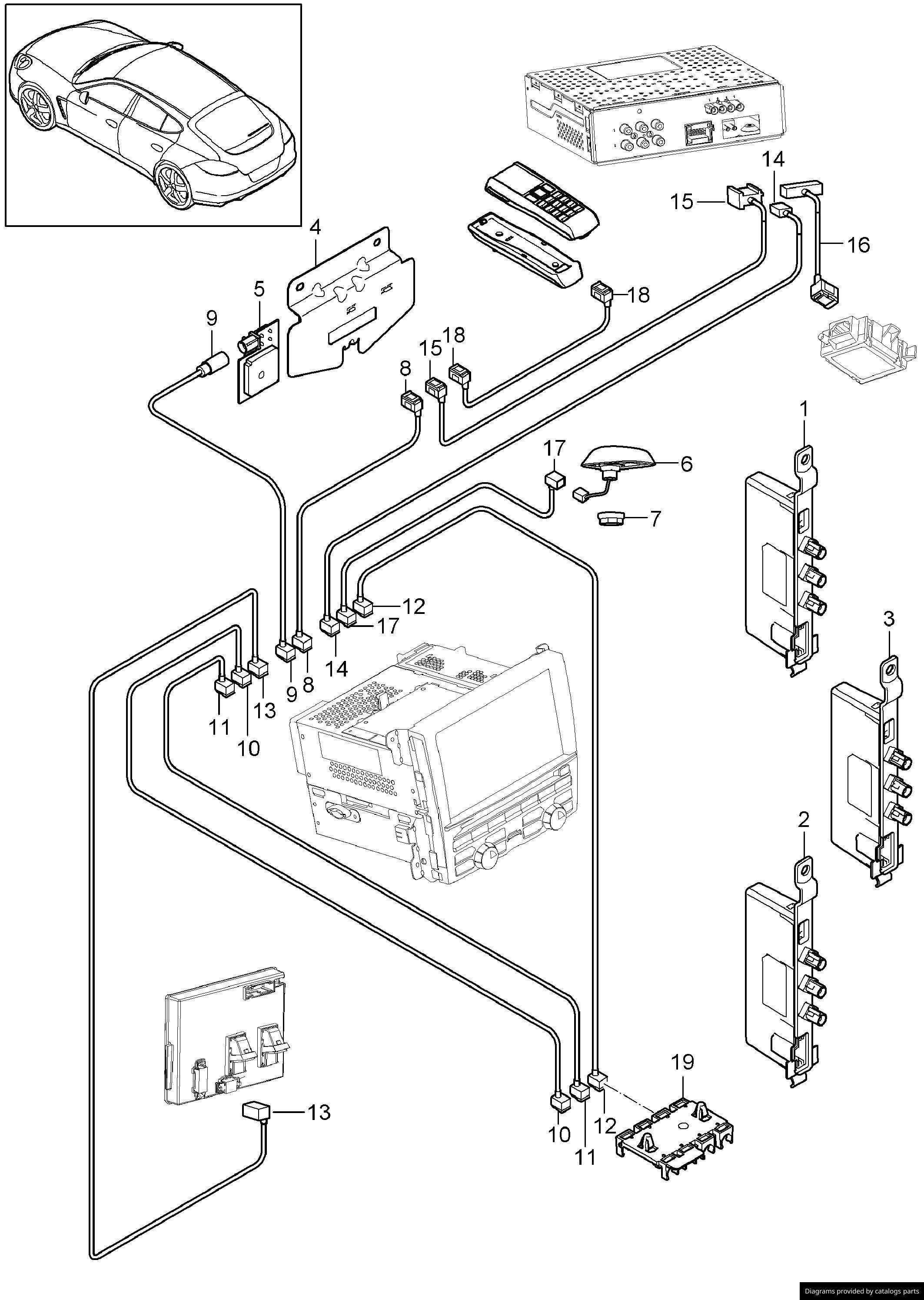 Car part diagram
