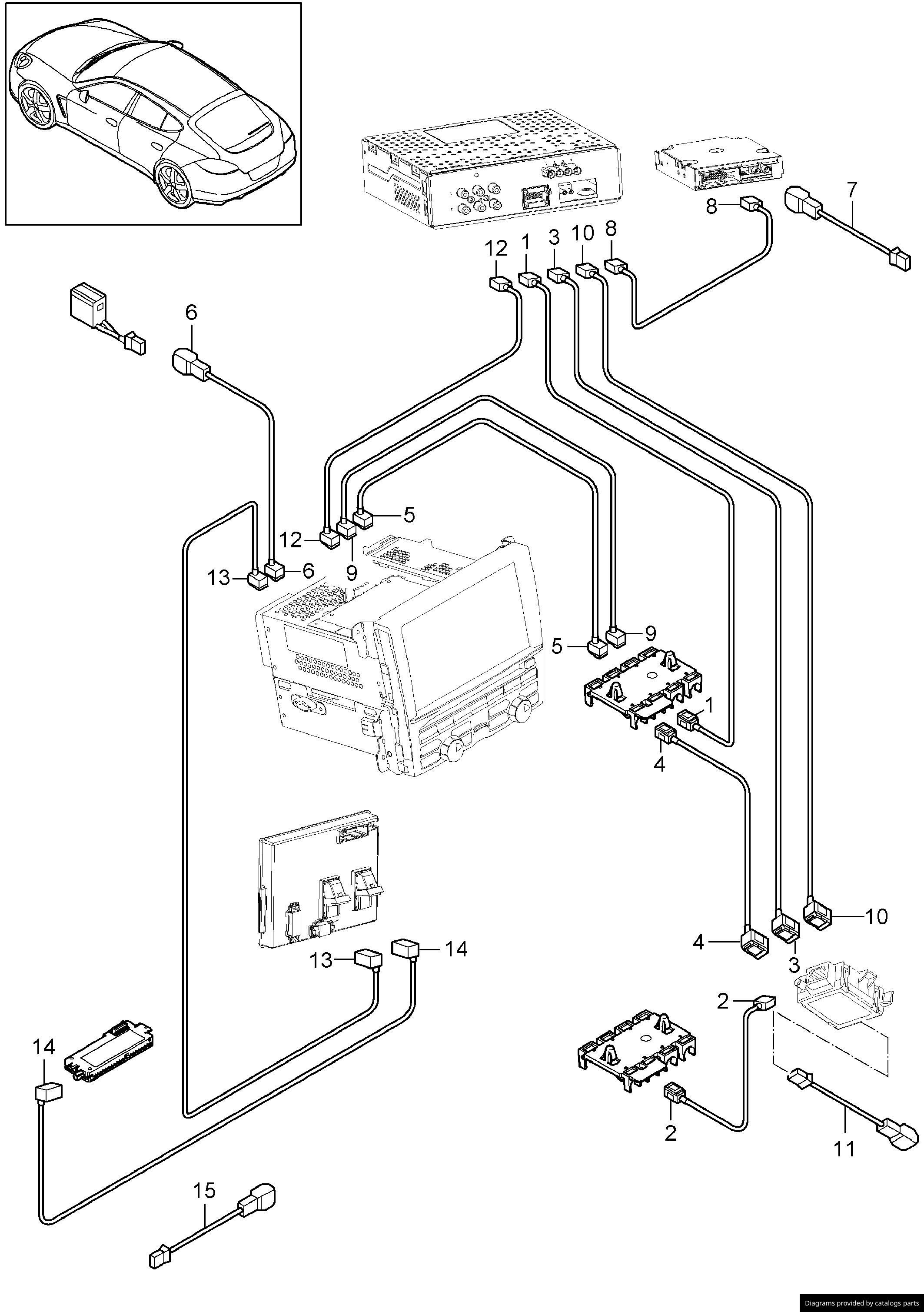 Car part diagram