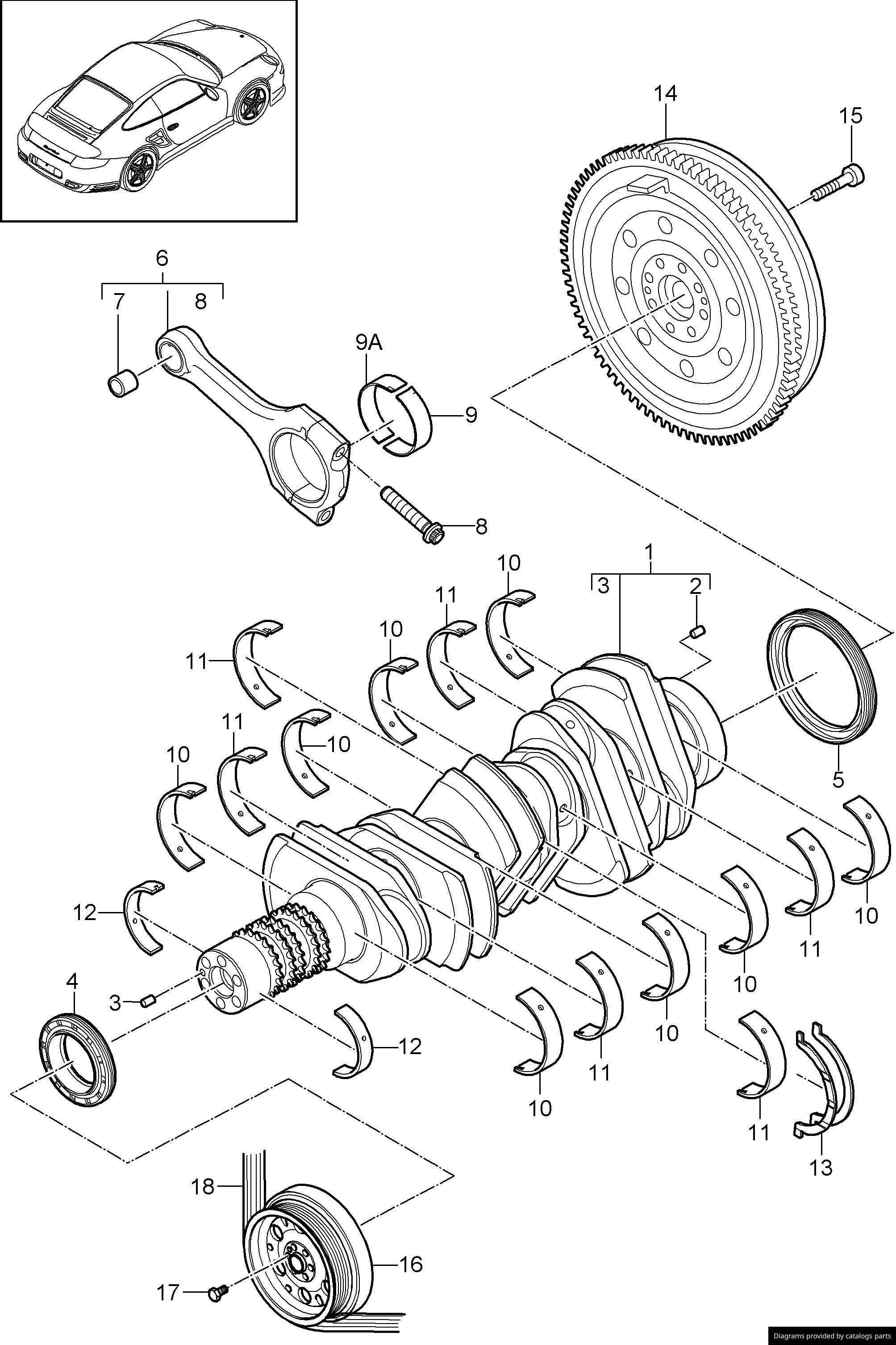 Car part diagram