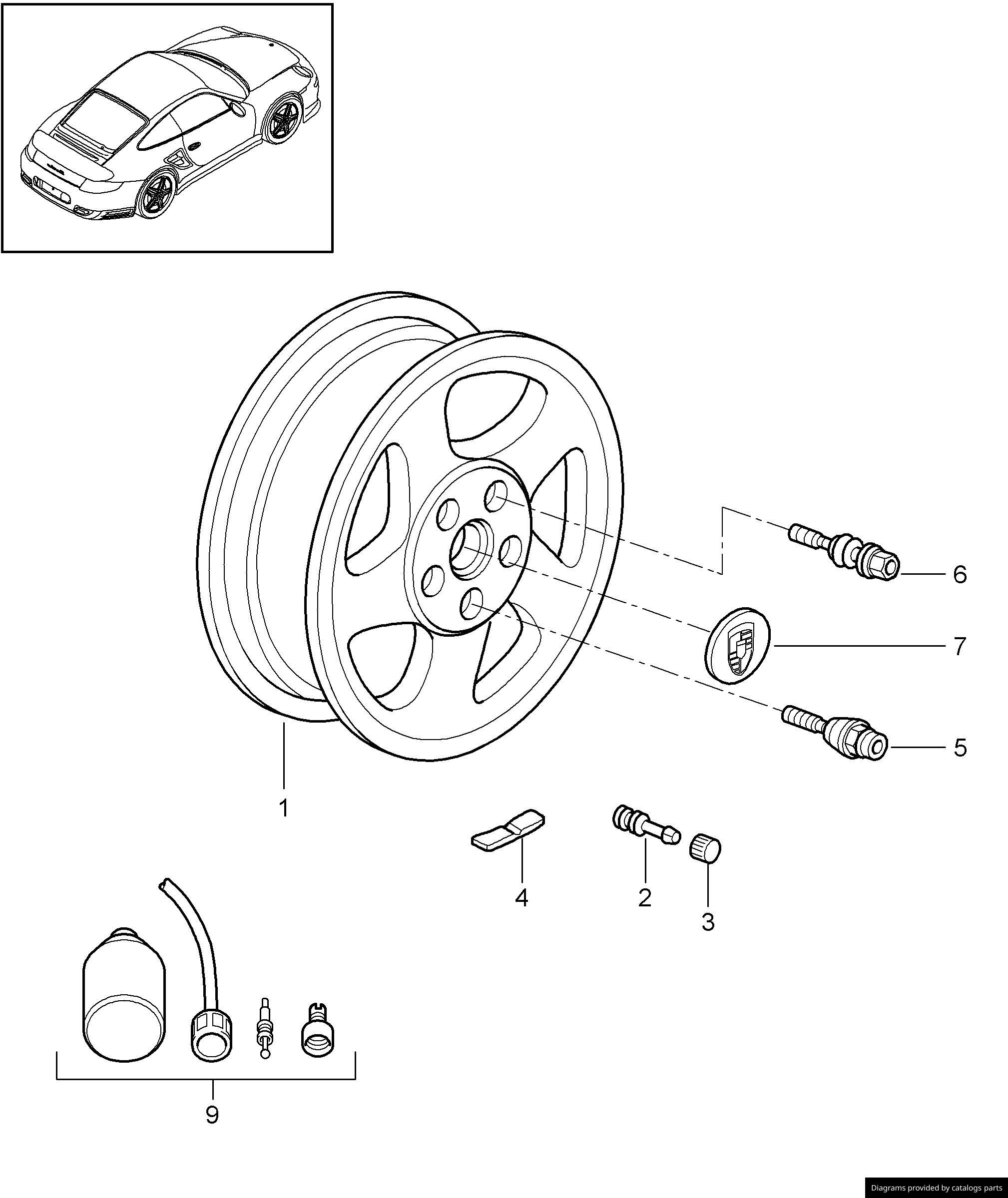 Car part diagram
