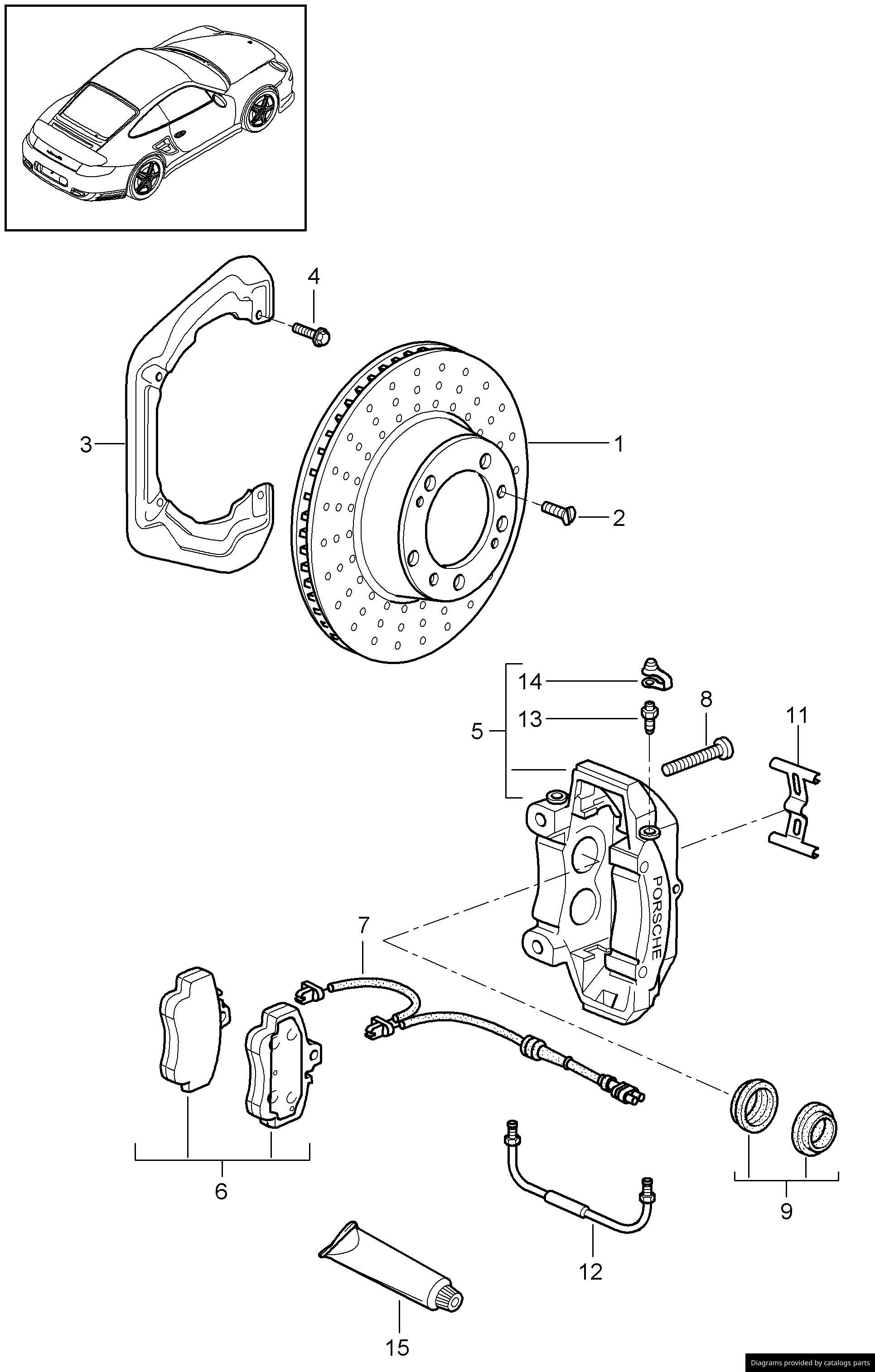 Car part diagram