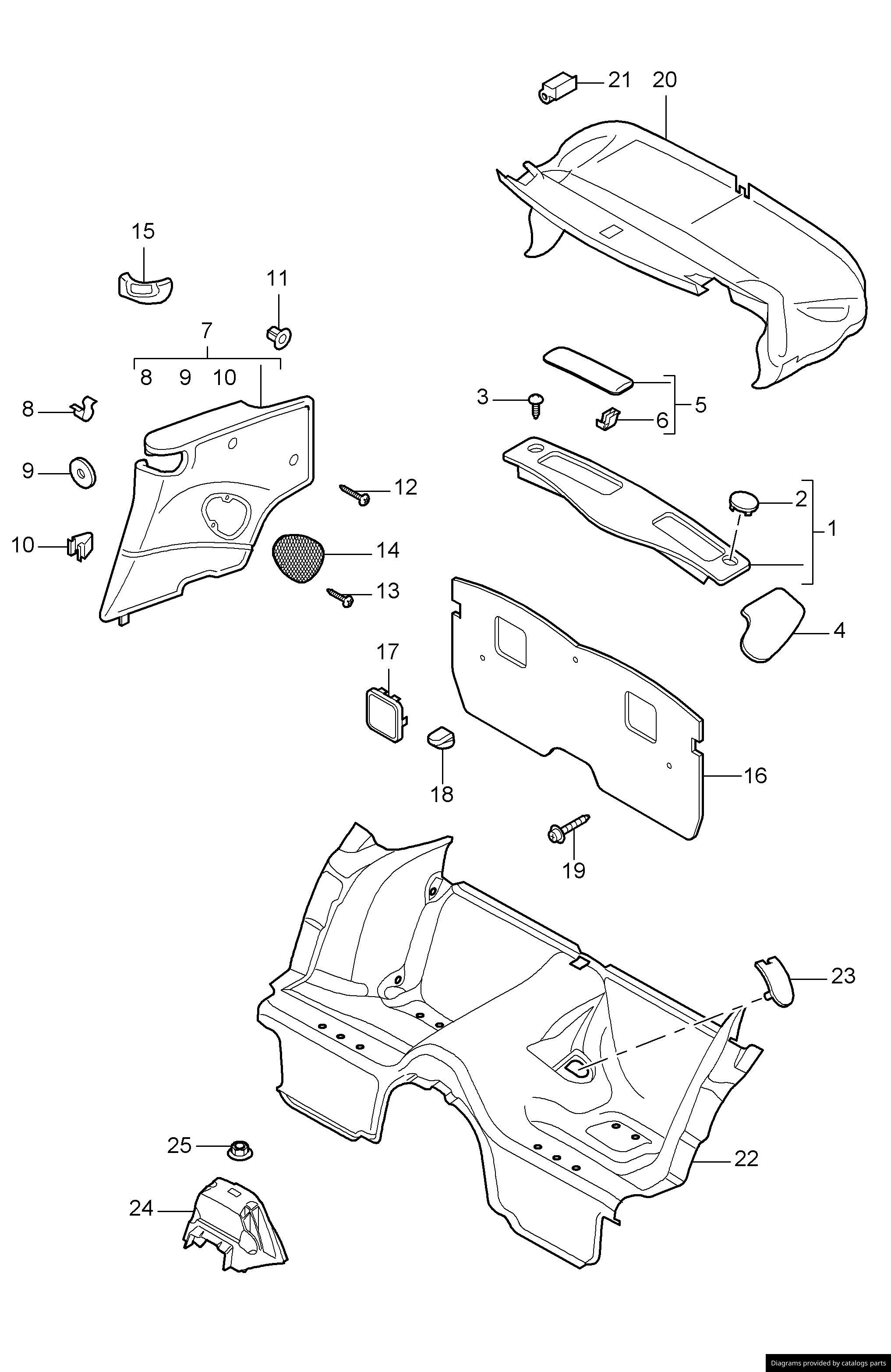 Car part diagram